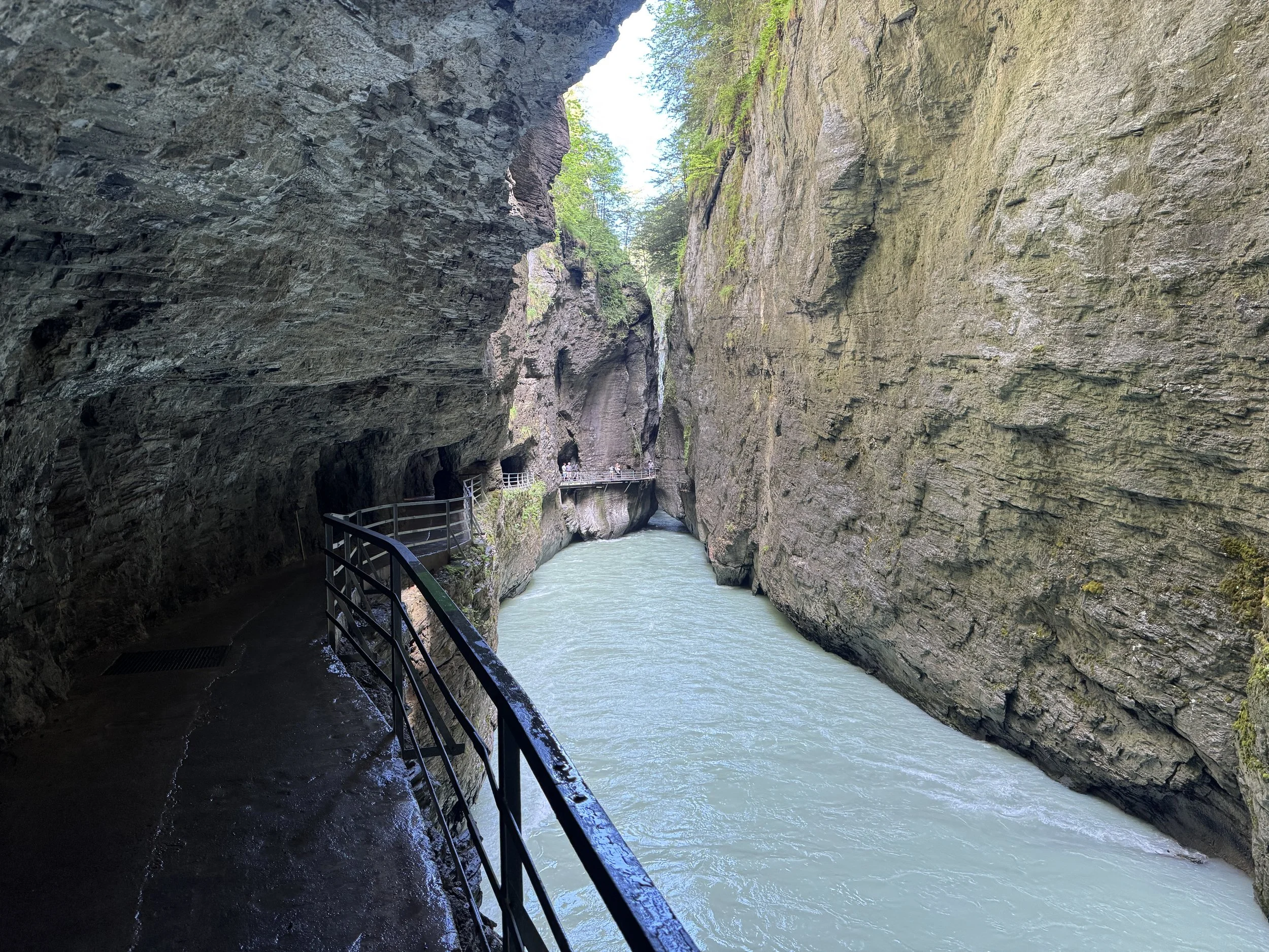 The Aareschlucht in Switzerland