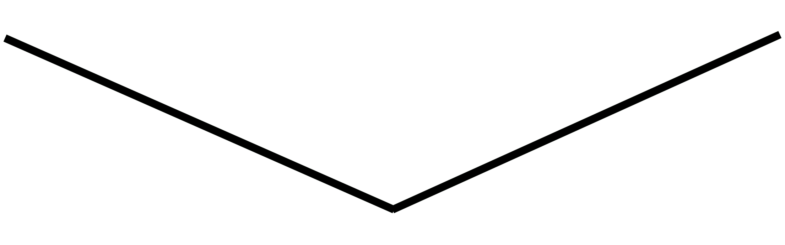 A black background with a light green geometric outline forming a V shape with multiple lines.