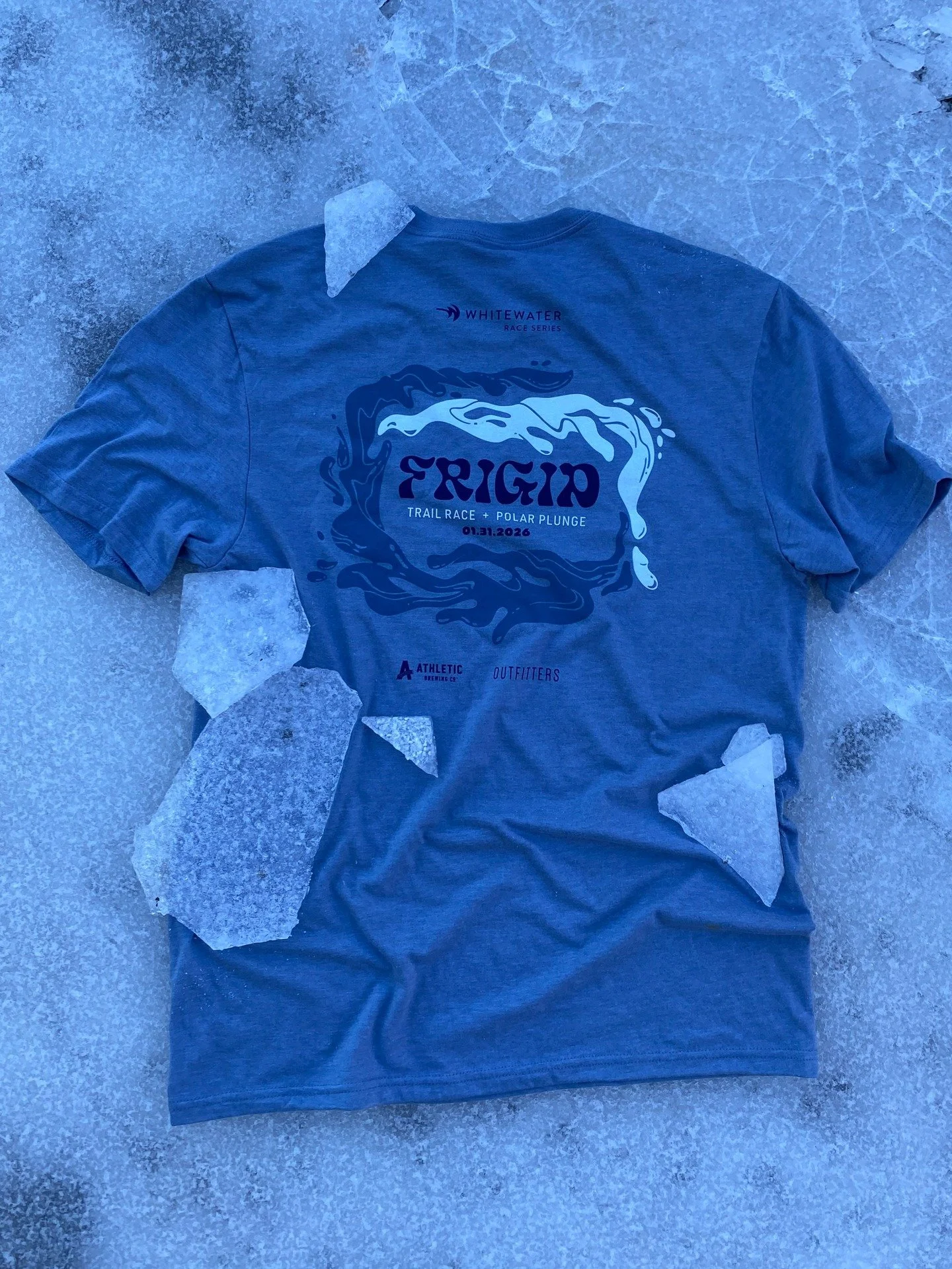 @usnwc Frigid Trail Race + Polar Plunge is landing on a pretty fitting week in the southeast. Have fun out there everyone! 

#tshirtprinting #tshirt #polarplunge #trailrace #screenprinting #raceshirt