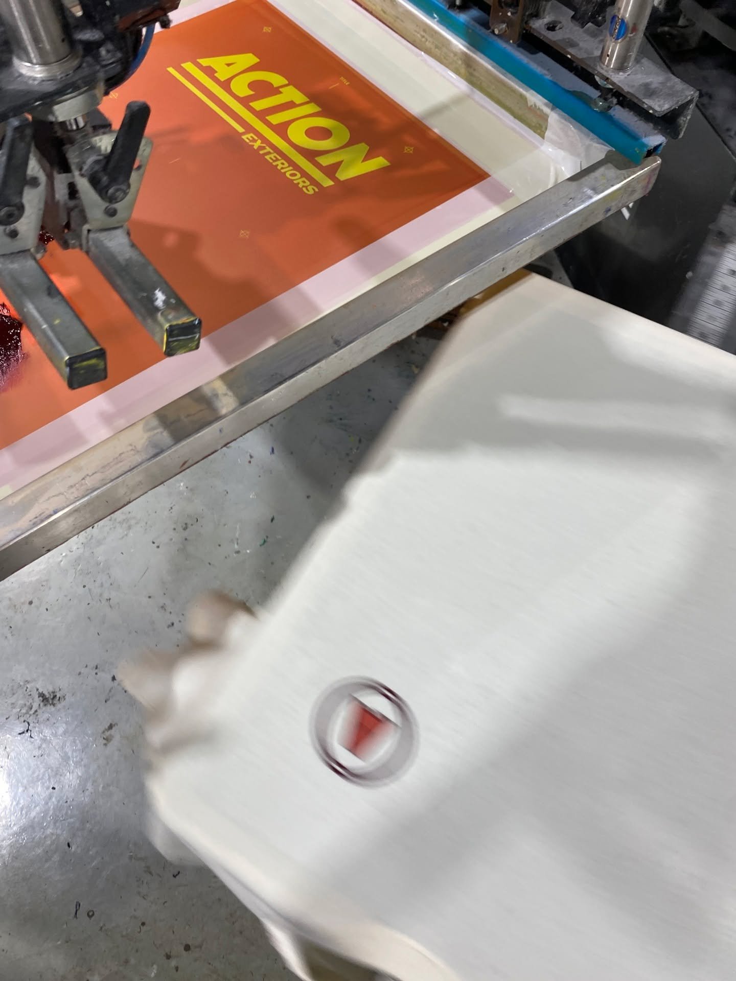 We're loving this clean design from @actionexteriors. 
We've been printing a lot of builders staff apparel....its like Greenville is growing or something 🧐

#yeahthatgreenvillesc #printlocal #tshirtprinting #screenprinting #customtees #staffapparel