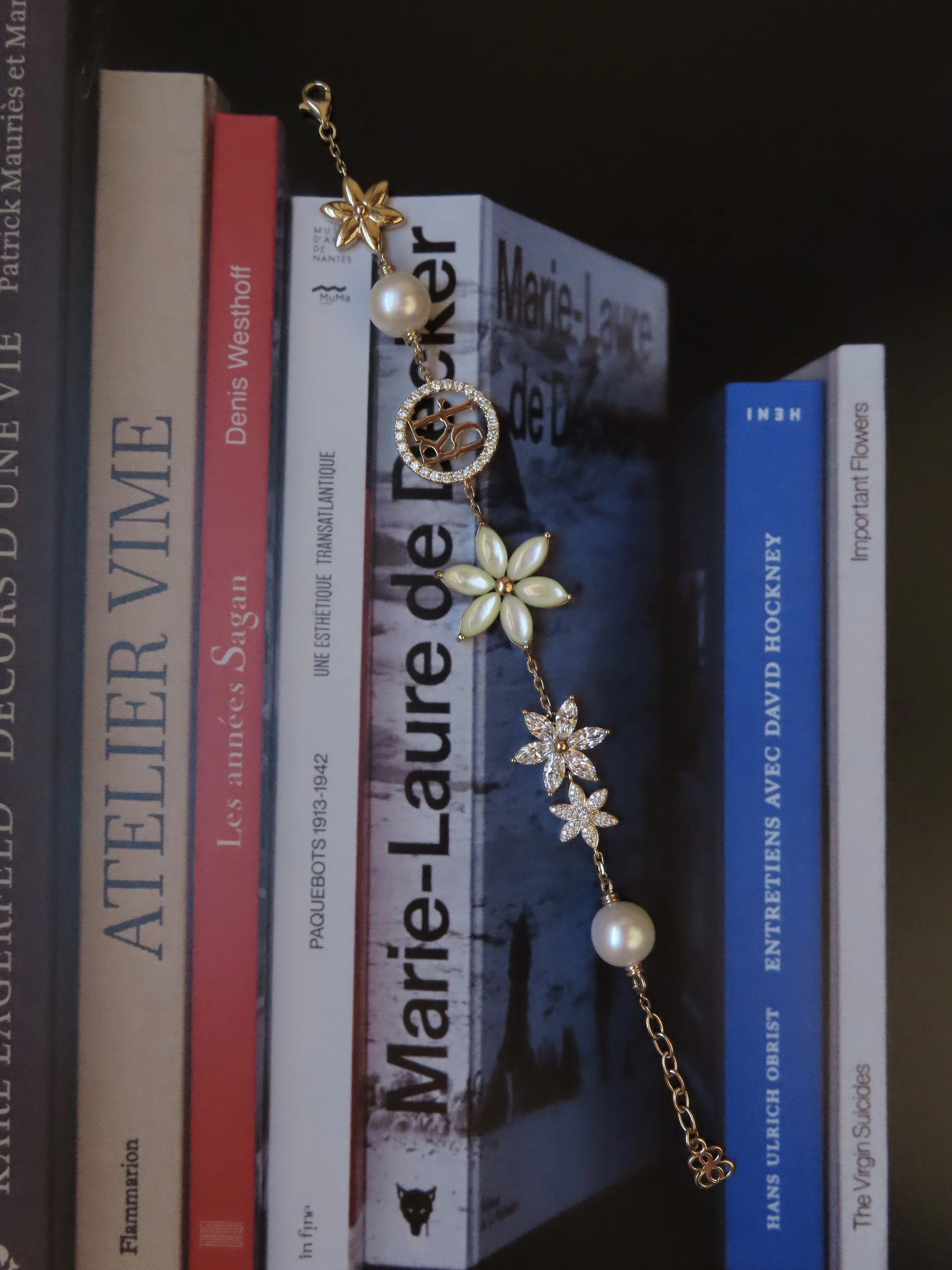 Moonflower Chain Bracelet