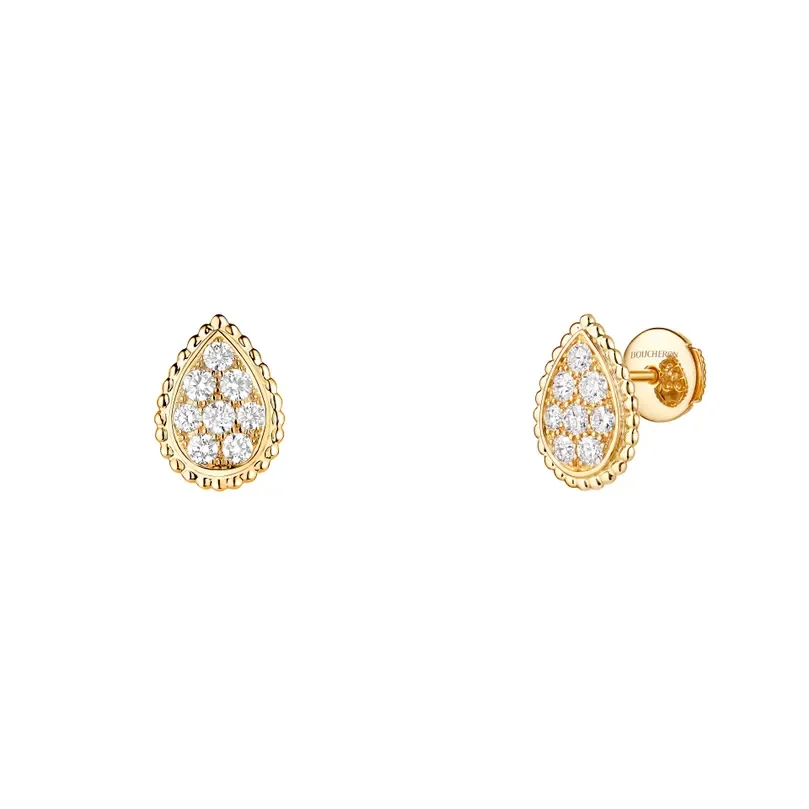 Serpent Bohème Stud Earrings, Small Motif