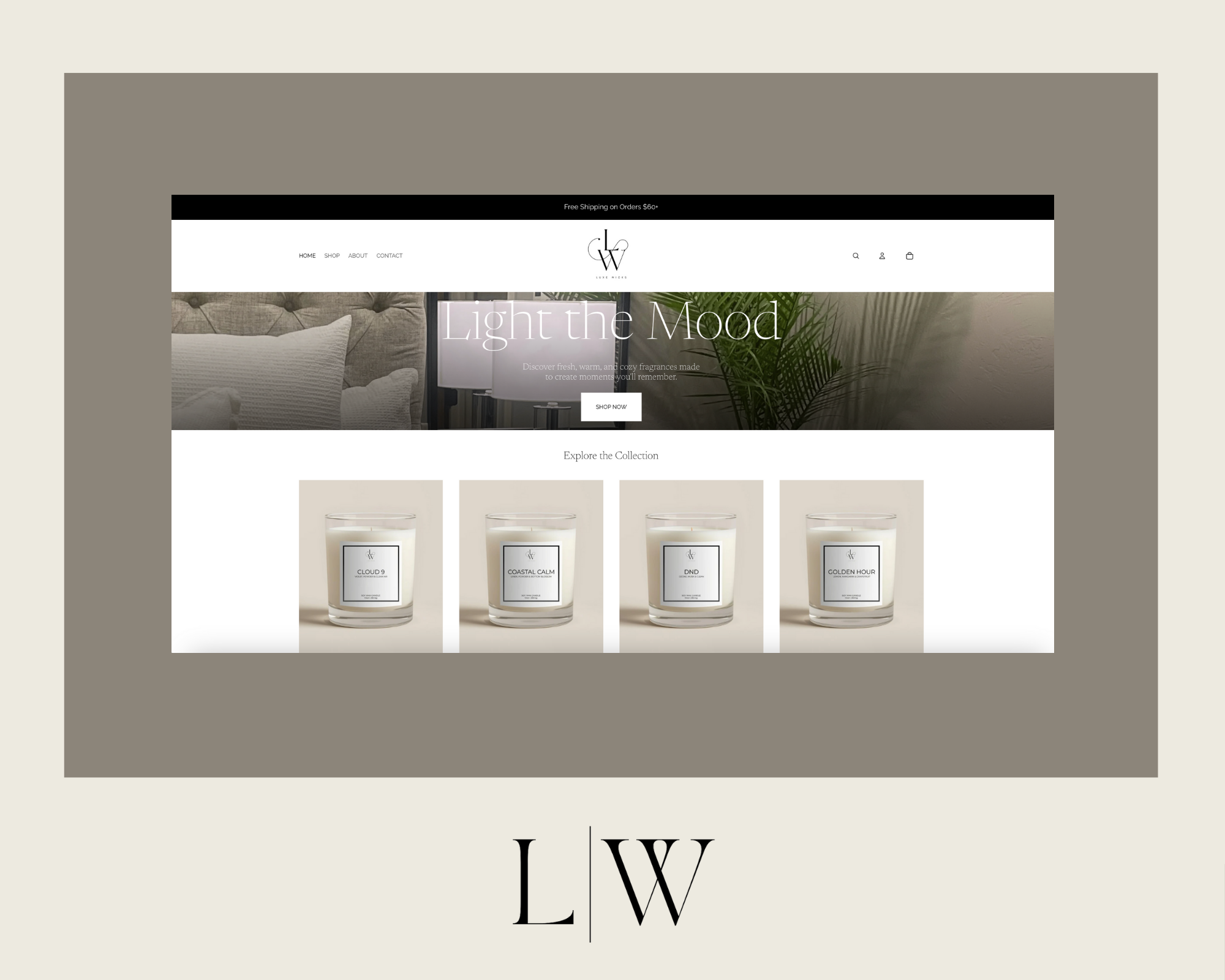 Luxe Wicks Co., a hand-poured soy candle line based in Louisiana