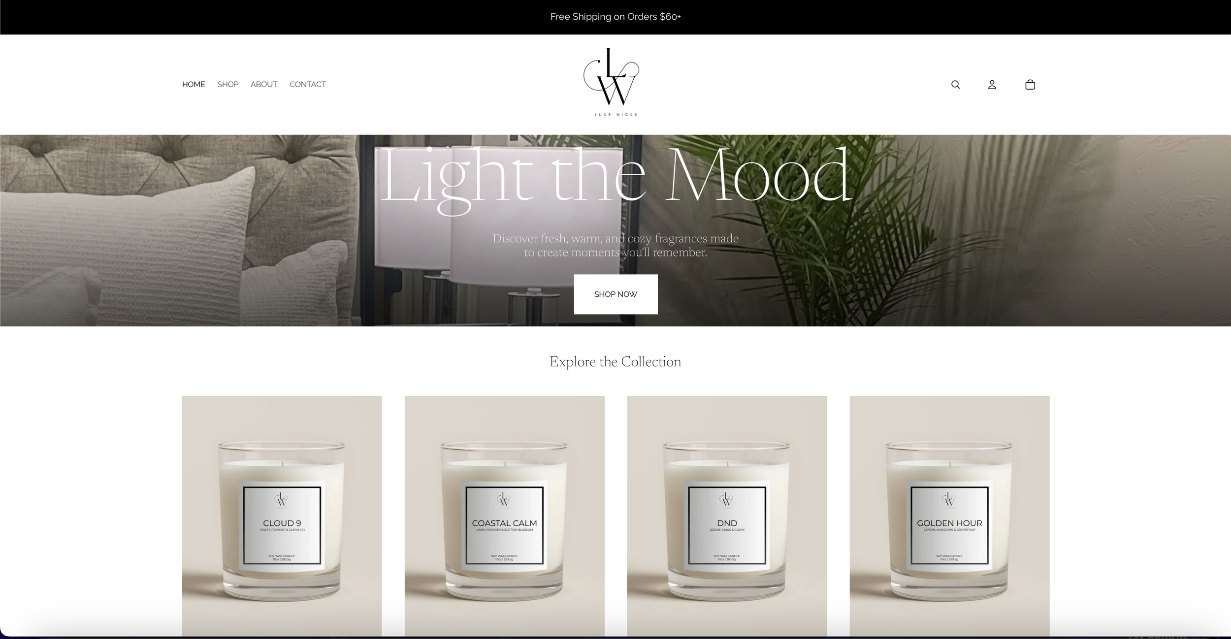 Luxe Wicks Co., a hand-poured soy candle line based in Louisiana