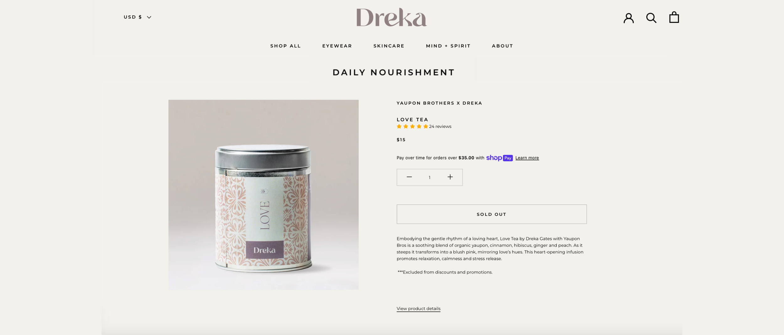 Dreka, a skincare and whole body wellness brand by Dreka Gates