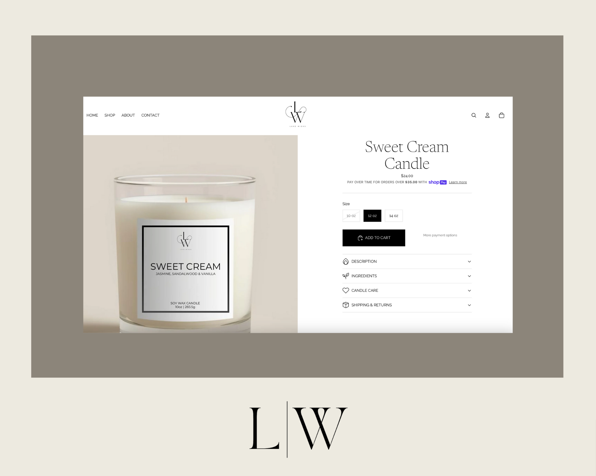 Luxe Wicks Co., a hand-poured soy candle line based in Louisiana