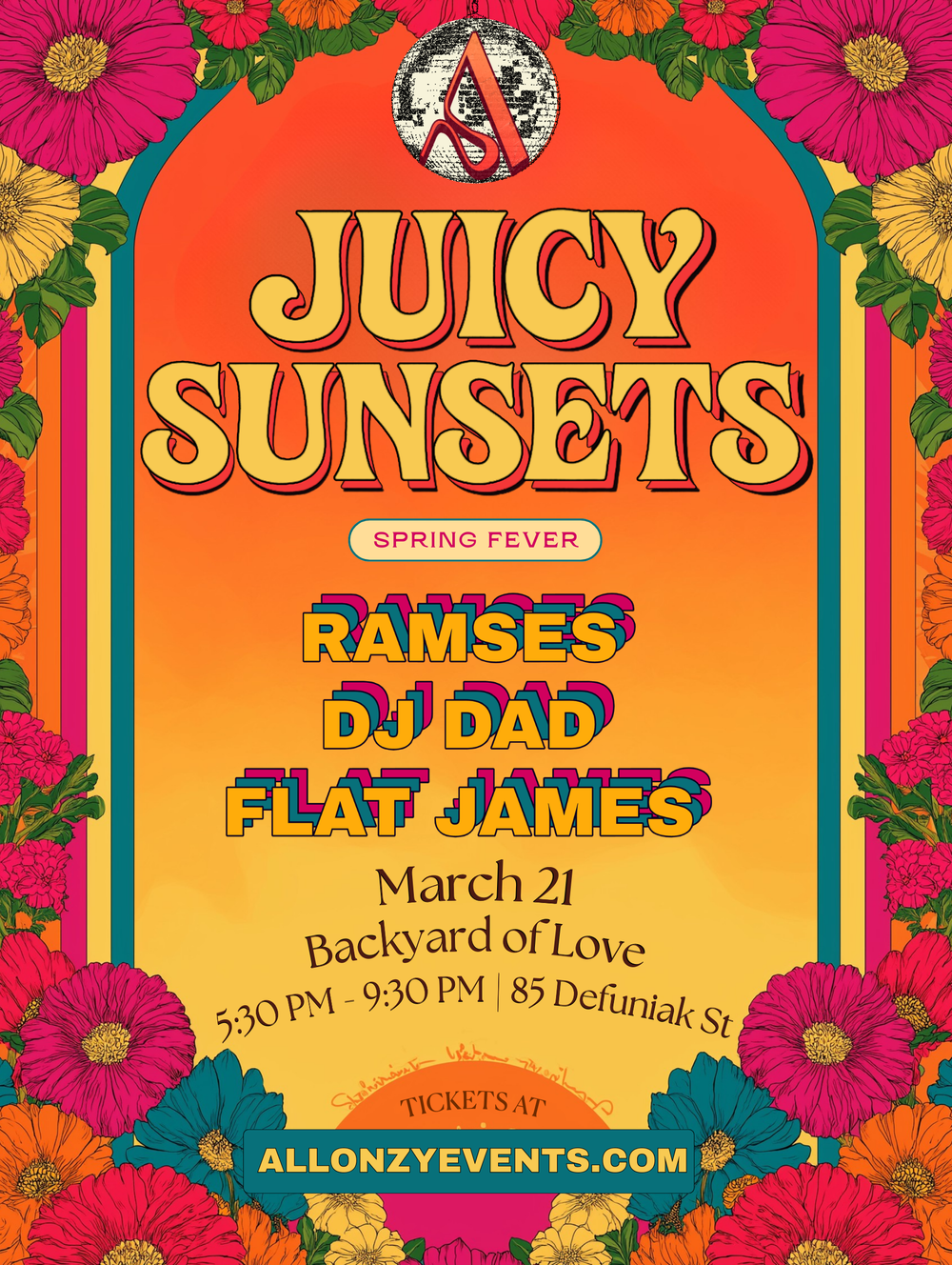 Juicy Sunsets Spring Fever — March 21, 2026