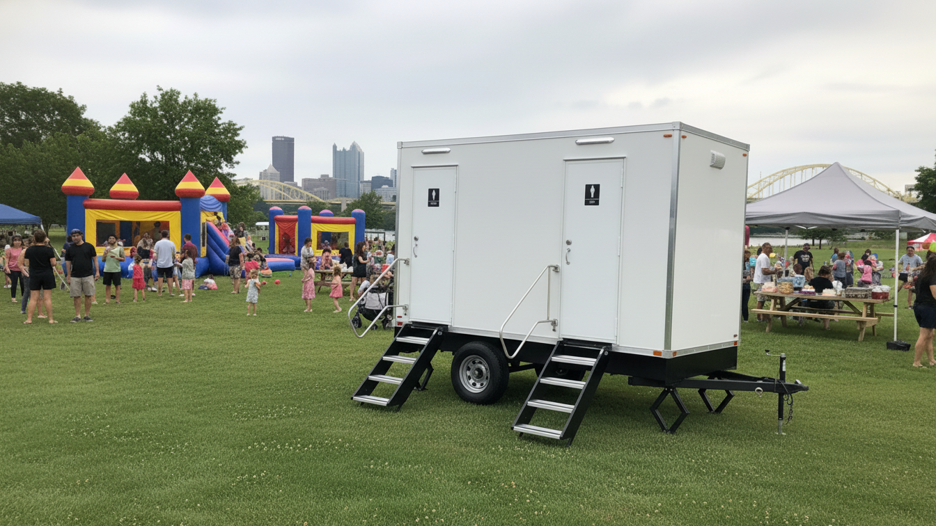 Mobile Restroom Rental Special Event Kids Party Pittsburgh PA