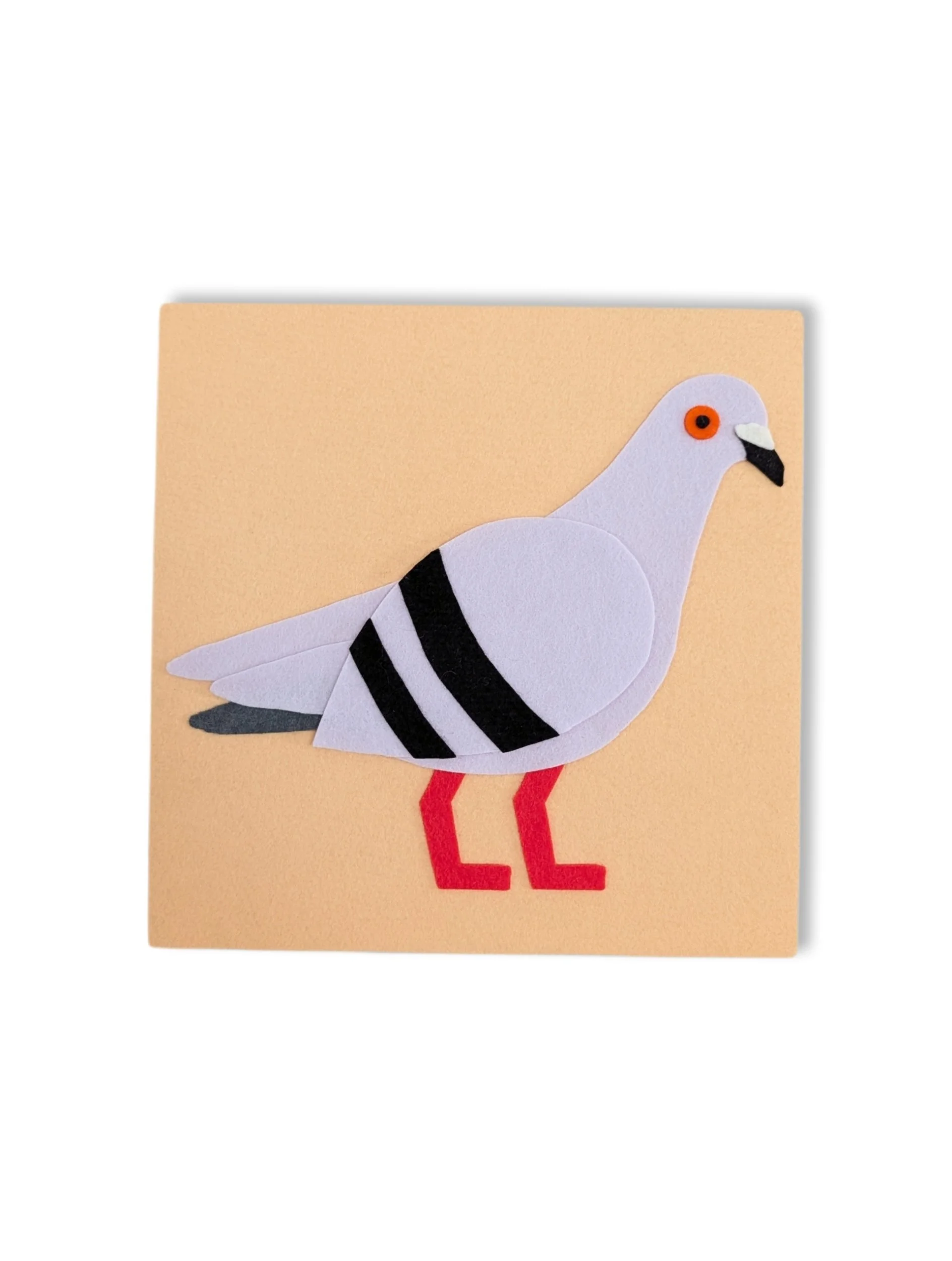 PIGEON
12x12 inches
Wool Felt & Wood