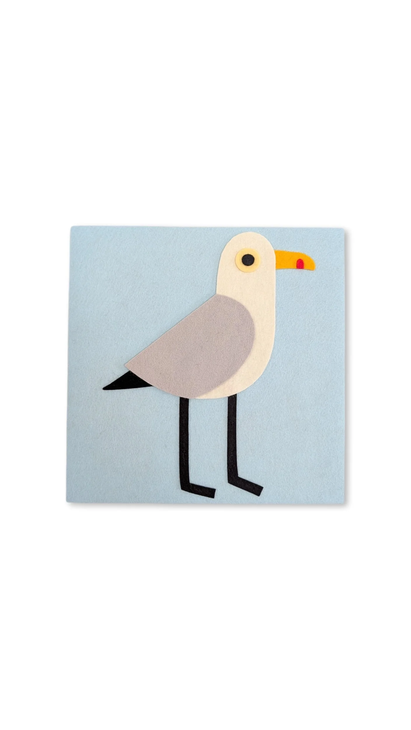 HERRING GULL
12x12 inches
Wool Felt & Wood