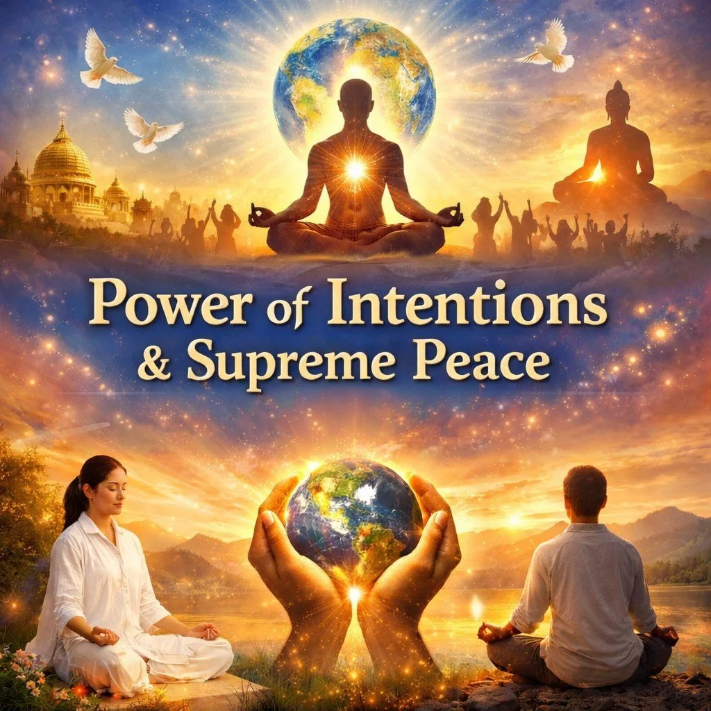 The Power of Intentions and the Path of Supreme Peace