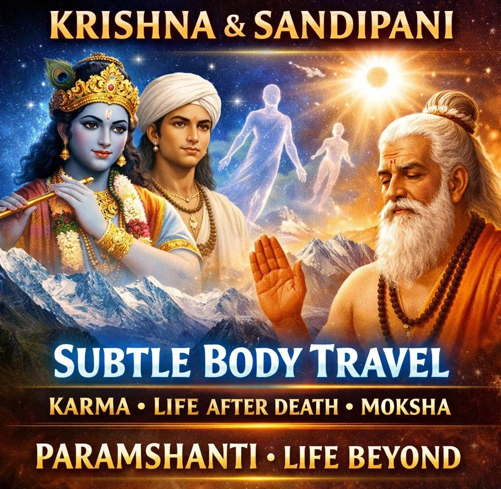 Divine Journey of Lord Krishna, Sage Sandipani, and the Message of Supreme Peace
