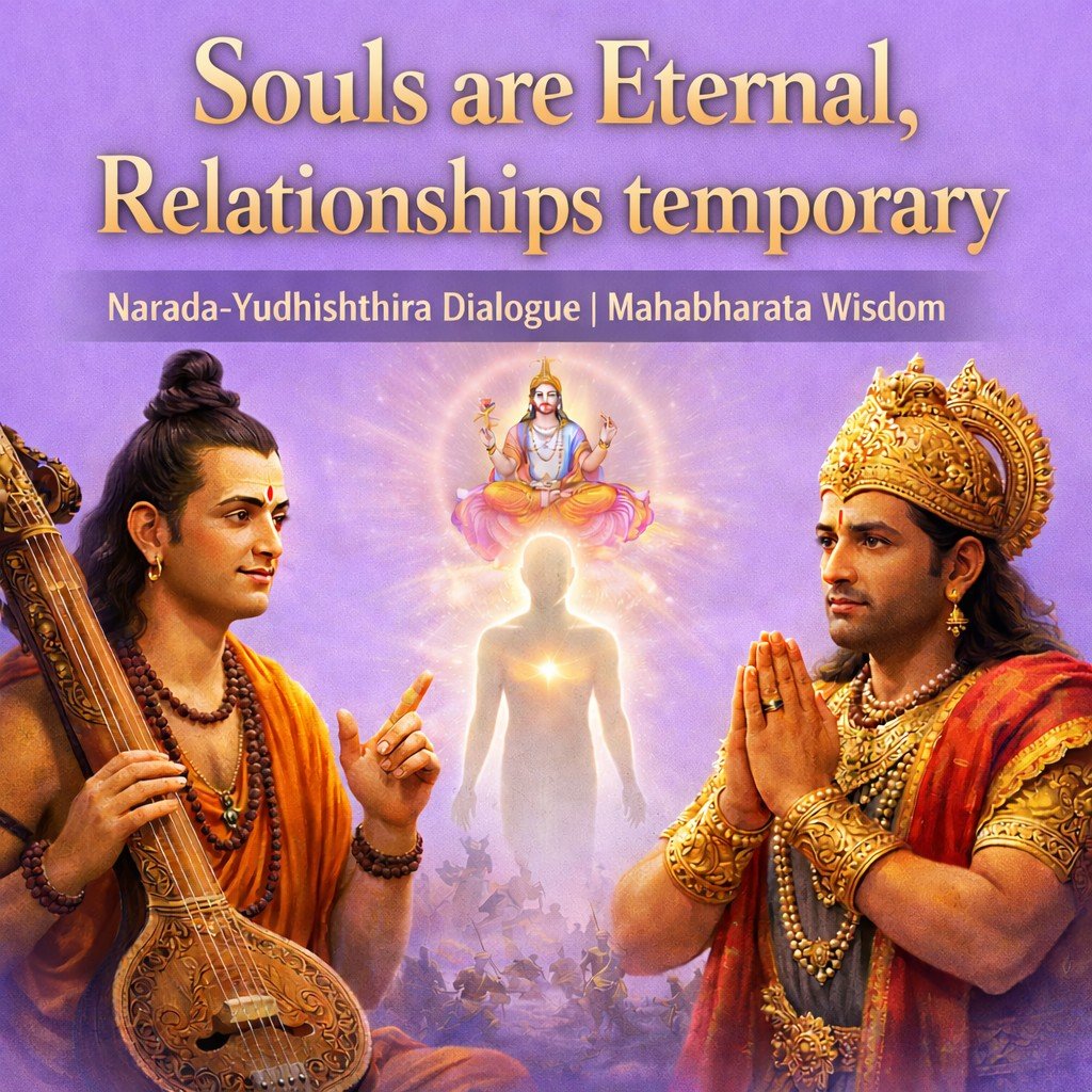 The Eternal Soul and the Transience of Worldly Relations — Insights from the Mahabharata and Sanatan Scriptures