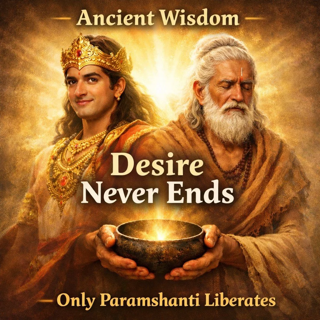 Stories of King Yayati, Begging Bowl &amp; Crow -Swan: lessons on Desire, Greed, Fear and God’s Name