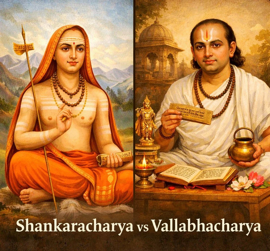 Life After Death — combined with the profound teachings of Mahaprabhu Vallabhacharya, the founder of the Pushtimarg (Path of Divine Grace).