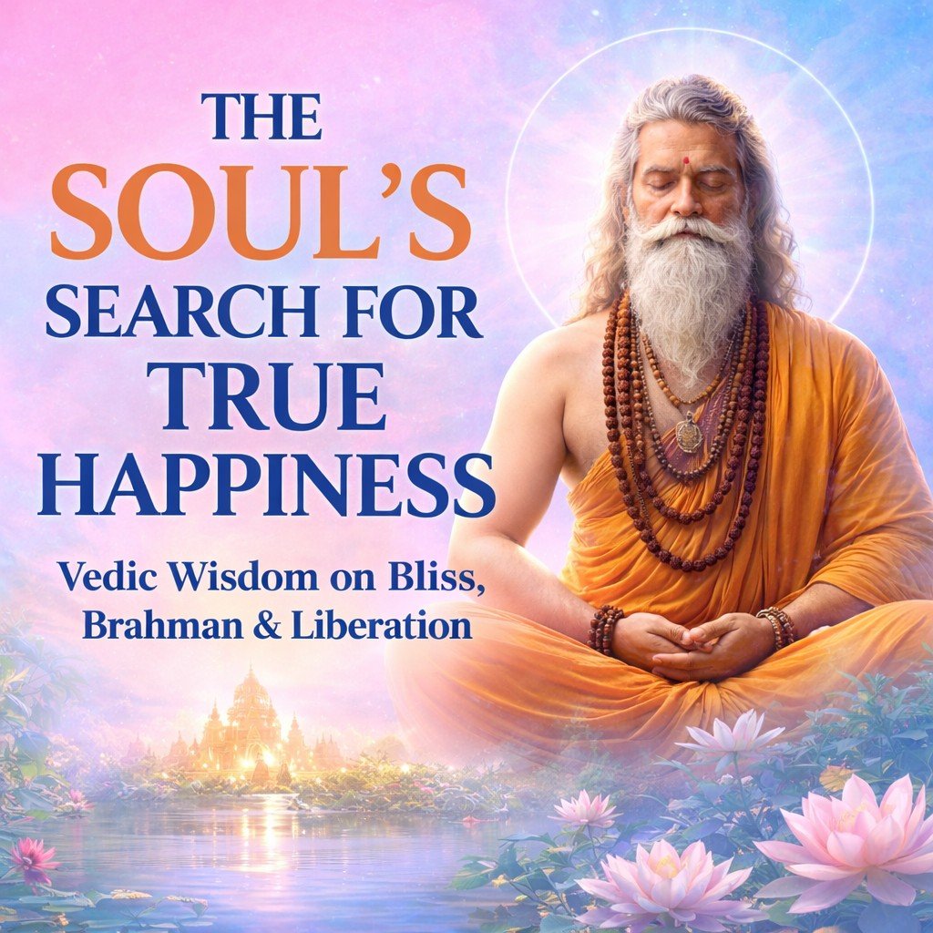 The Soul’s Eternal Search for True Happiness — A Vedic Exploration of Bliss and Supreme Reality