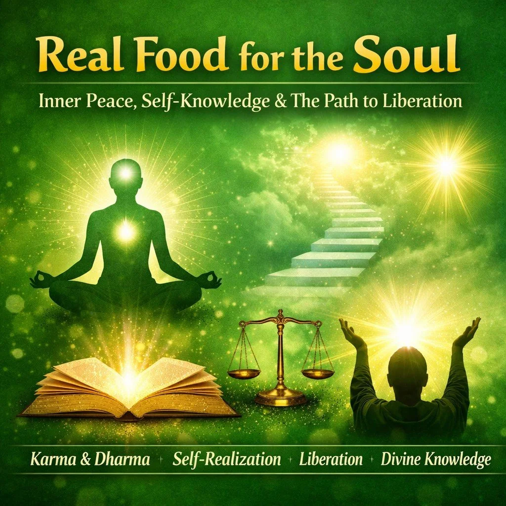 Episode 1130, Real Food for  Soul: The Path to Inner Peace, Self-Knowledge and Liberation