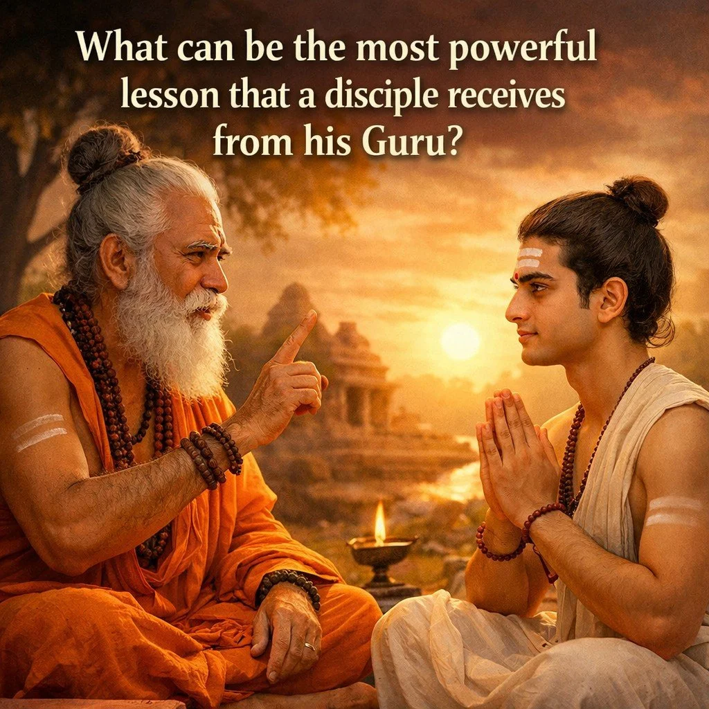 Episode 1360, Guru Purnima: Awakening the Supreme Soul Within. What can be the most powerful lesson that a disciple receives from his Guru?”