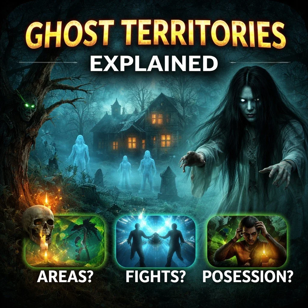 2024, The Hidden World of Ghost Territories: Do Spirits Have Their Own Domains?(भूतो का एरिया ,कुछ फिक्स जगाओ पर भूतो का आतंक क्यों होता है ? भूतो की दुनिया , भूतिया मकान)