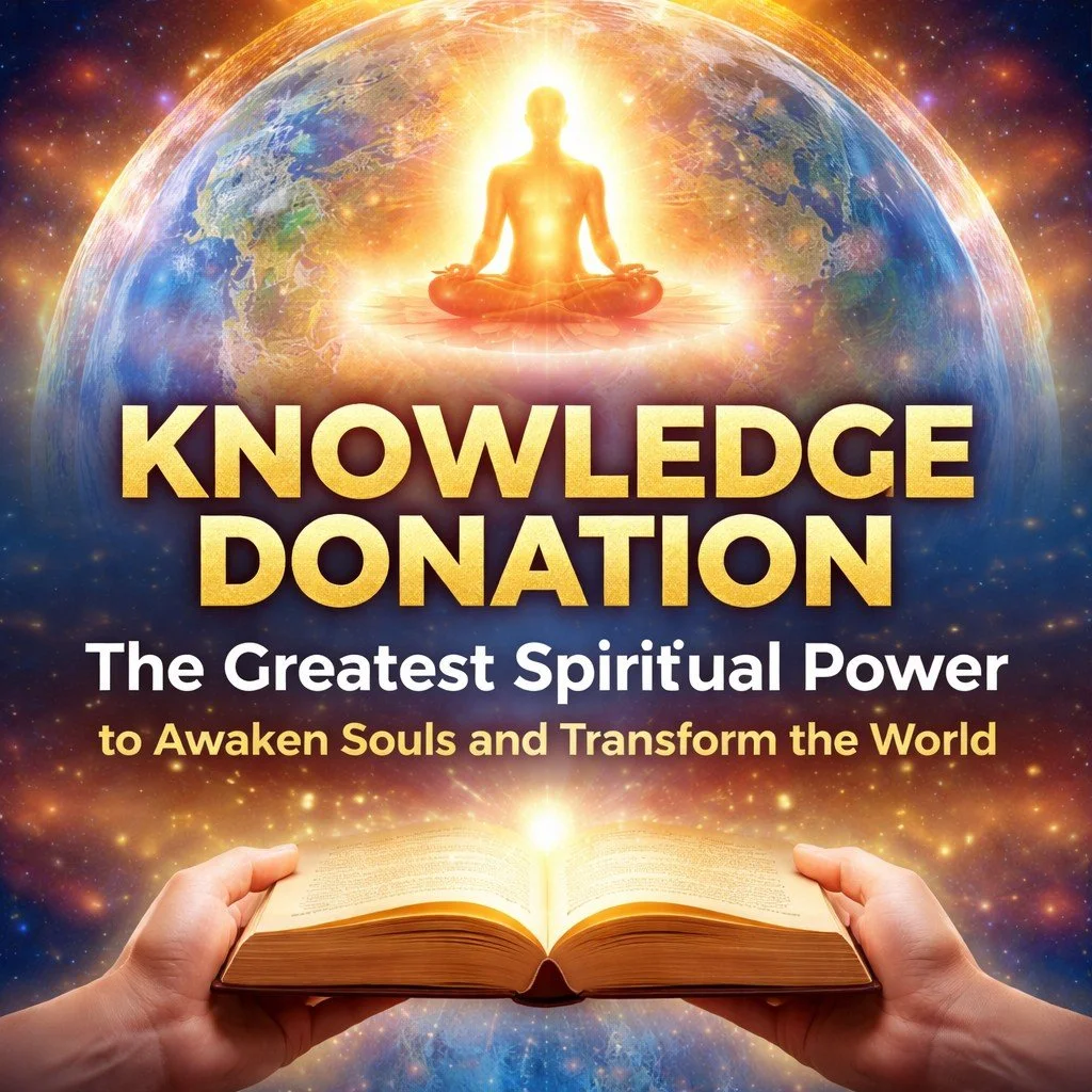 Episode 1446, Knowledge Donation: The Greatest Gift That Can Transform the Soul and the World(ज्ञान दान = “नए विश्व की नींव रखना”,“माया के नेटवर्क को तोड़ना”)