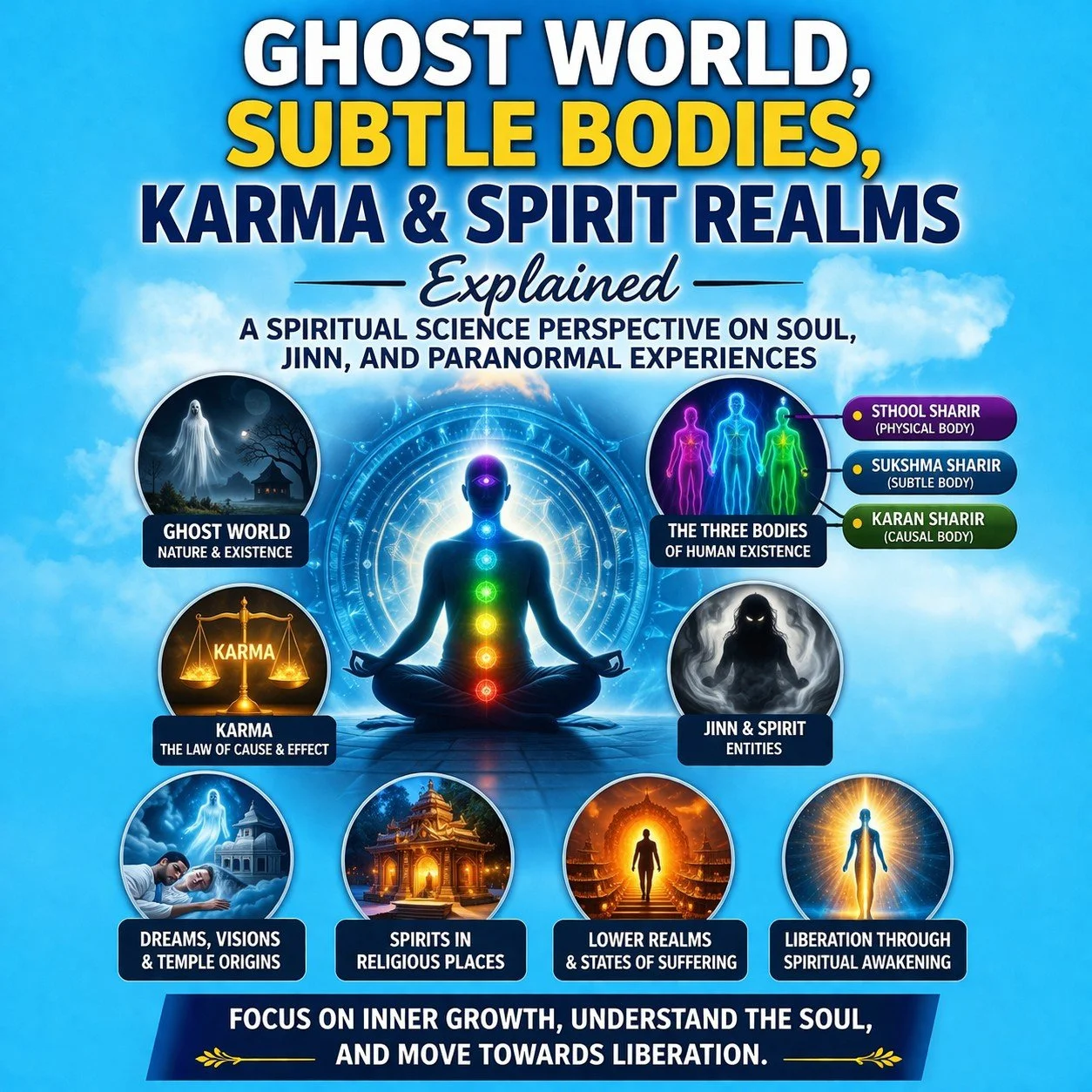 2016,  The Ghost World, Subtle Bodies, Karma and Spiritual Realms(Amazing facts about Ghost/ Spirit World Analysis| Rahasya- क्या भूत प्रेत दुनिया चलते है)