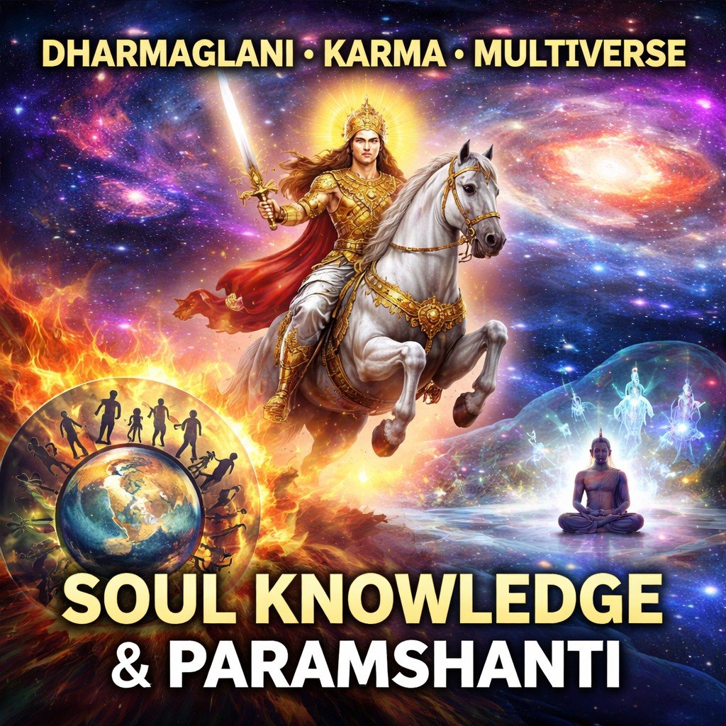 2024,Dharmaglani, Injustice, Multiverse Justice &nbsp;the Path of Knowledge (Gyan Marg) (धर्मग्लानि के समयमें क्या होगा ? 2024 - 2025 - 2026)