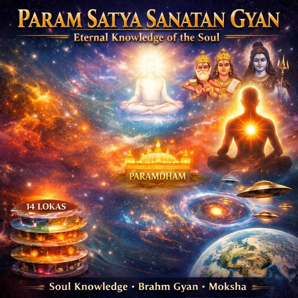 2025, Param Satya Sanatan Gyan – How the Soul Attains Liberation Through Supreme Knowledge परमसत्य सनातन ज्ञान से आप स्वयं को और परिवार को कैसे बचाएंगे