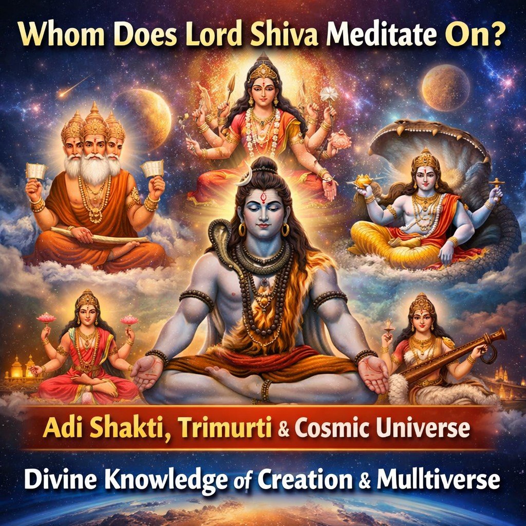 2021, On whom does Shankar / Mahadev / Bholenath focus their meditation? भगवान शिवशंकर,महादेव,भोलेनाथ हमेशा किसका ध्यान-साधना करते है ? 