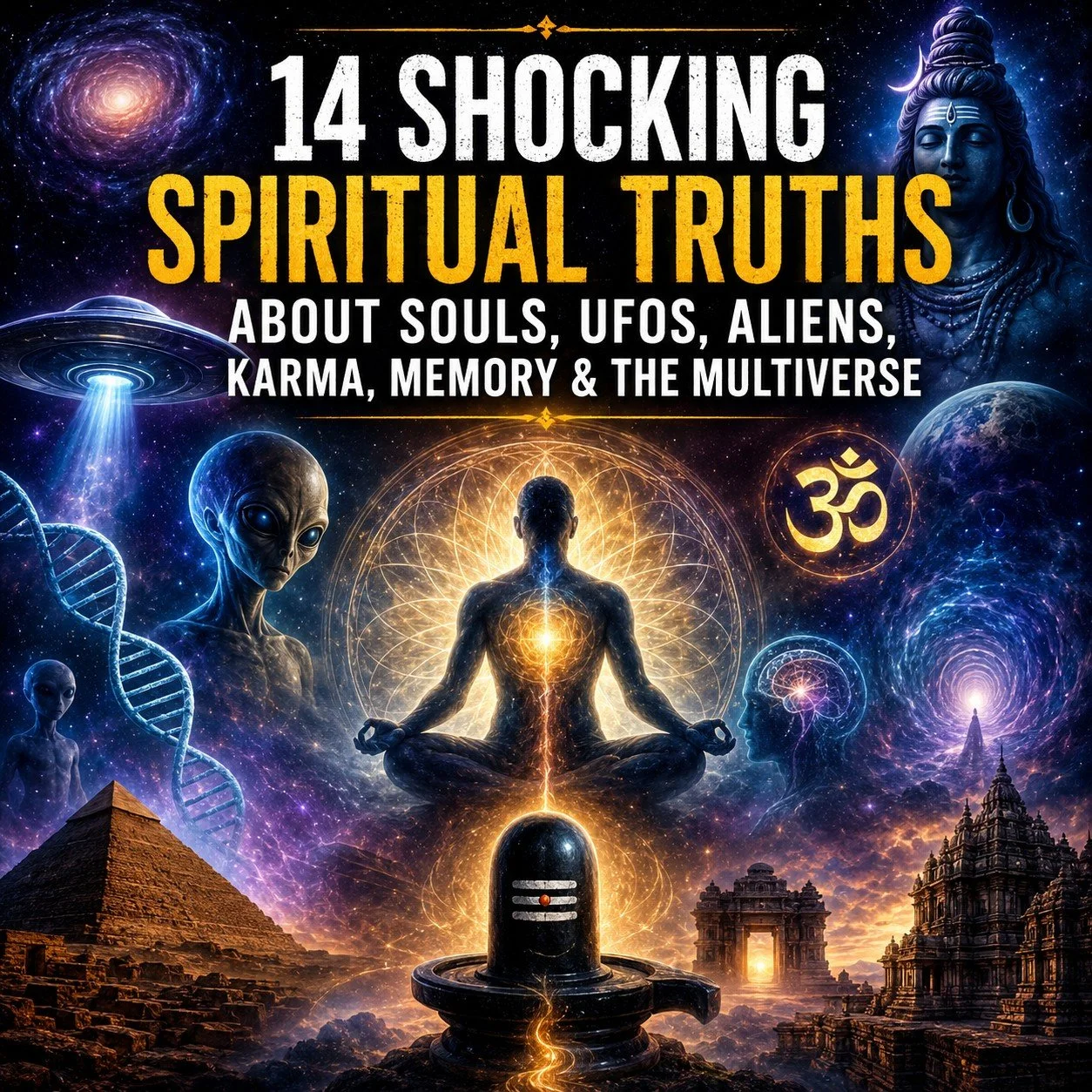 Episode 1356, The 14 Shocking Spiritual Truths About Souls, UFOs, Aliens, Memory, Karma, and the Multiverse (आध्यात्मिक जगत की सबसे जबरदस्त और चौंकाने वाली बातें)