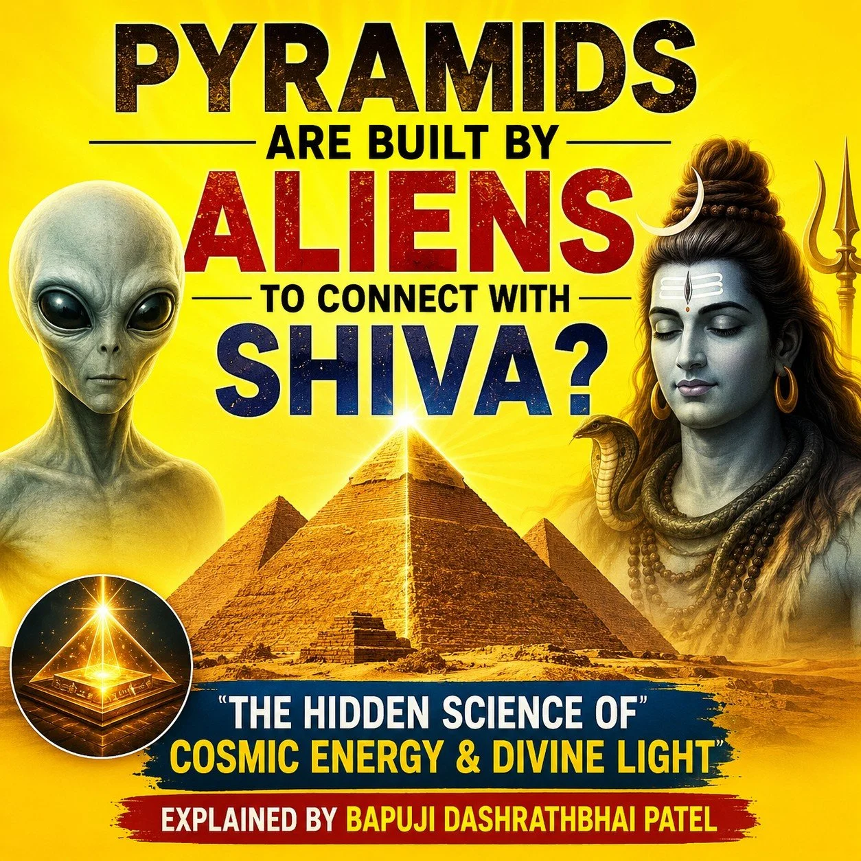 2015, Pyramids Are Built by Aliens to Connect With Shiva?The Hidden Spiritual Science of Pyramids, Divine Light, Aliens, and Cosmic Energy