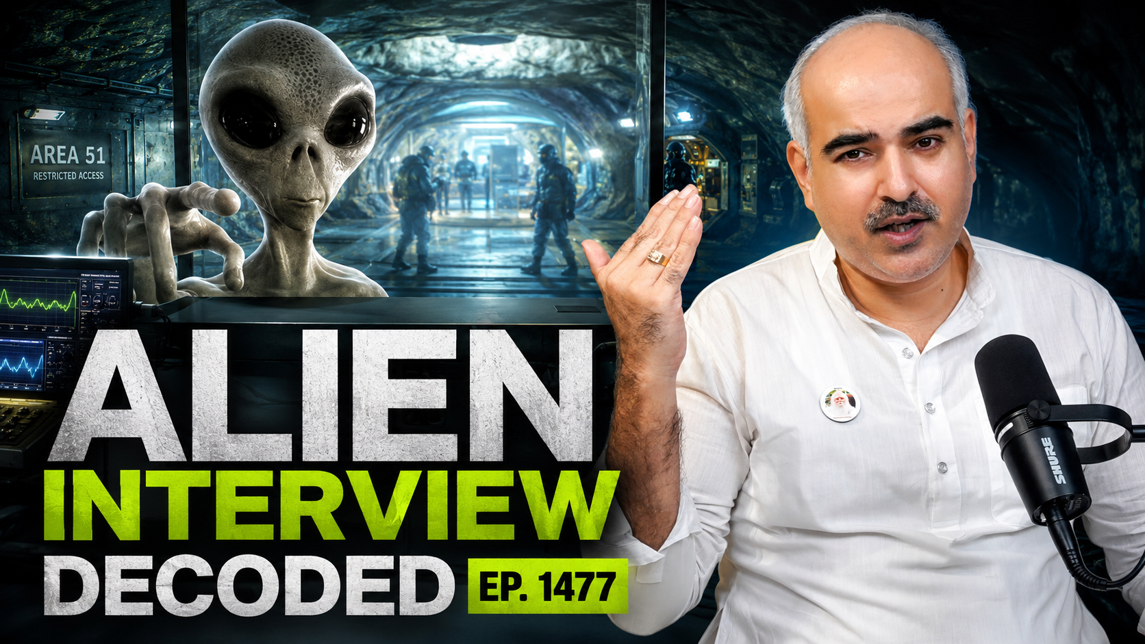 Episode 1478, Alien Interview Book Explained: How a Roswell Alien Echoed  Vedas, Soul &amp;  Multiverse