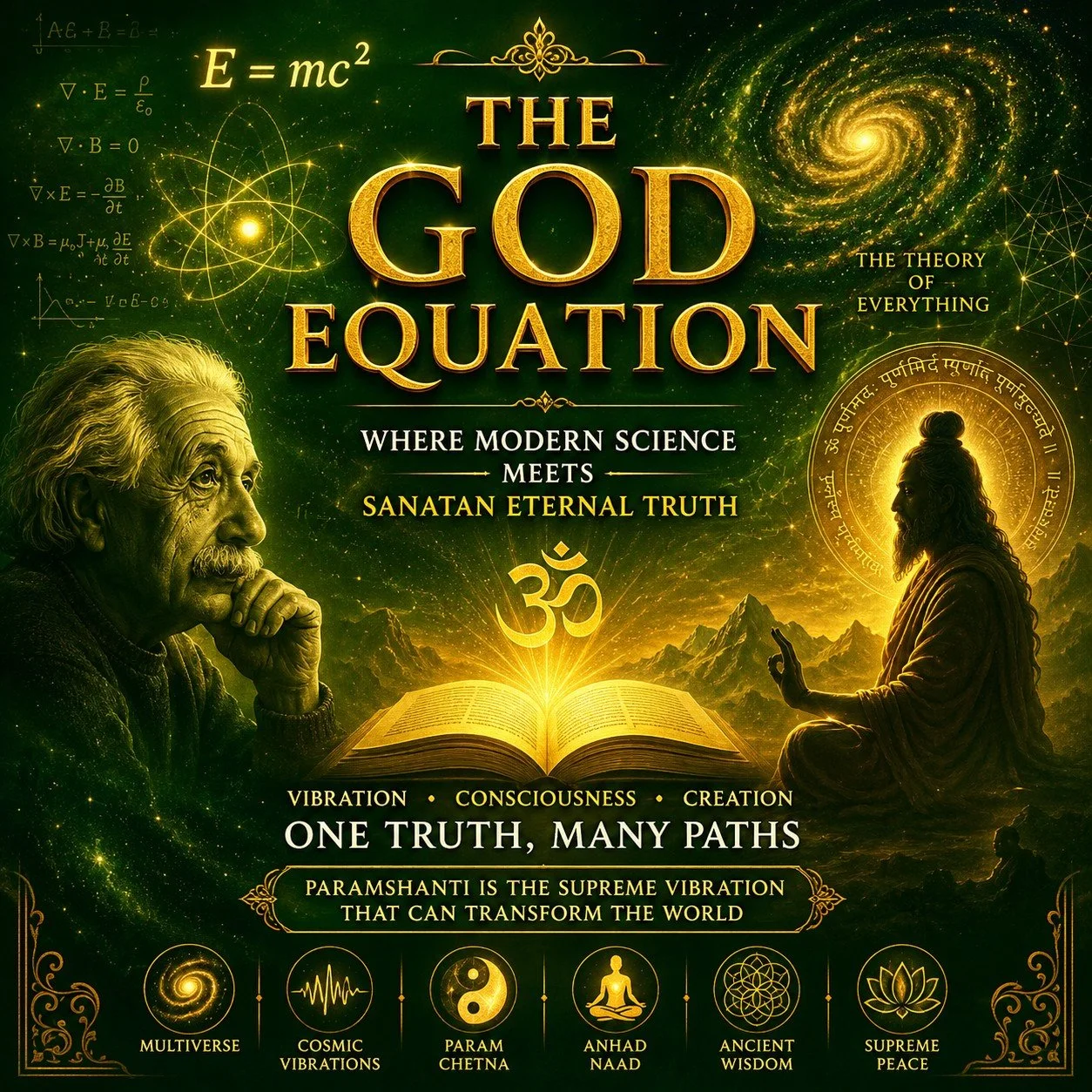 Episode 1474, God Equation to Atma Equation. Modern Science &amp; Sanatan Dharm