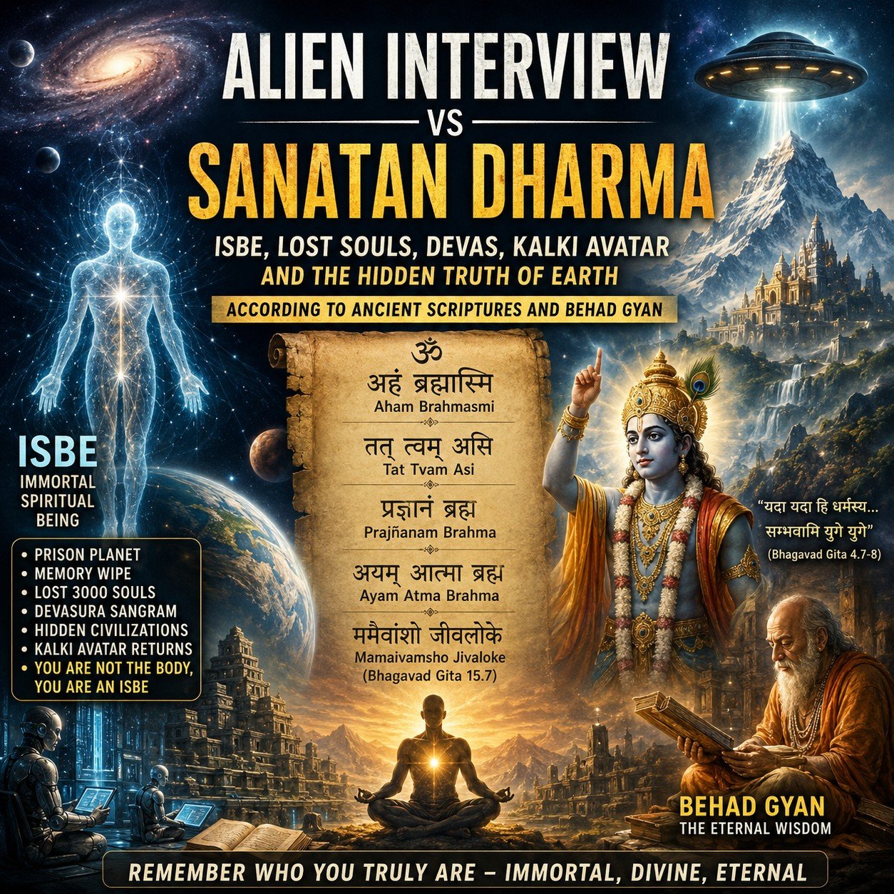 Episode 1479, Alien Disclosure, Ancient Scriptures and the Forgotten Souls of Earth