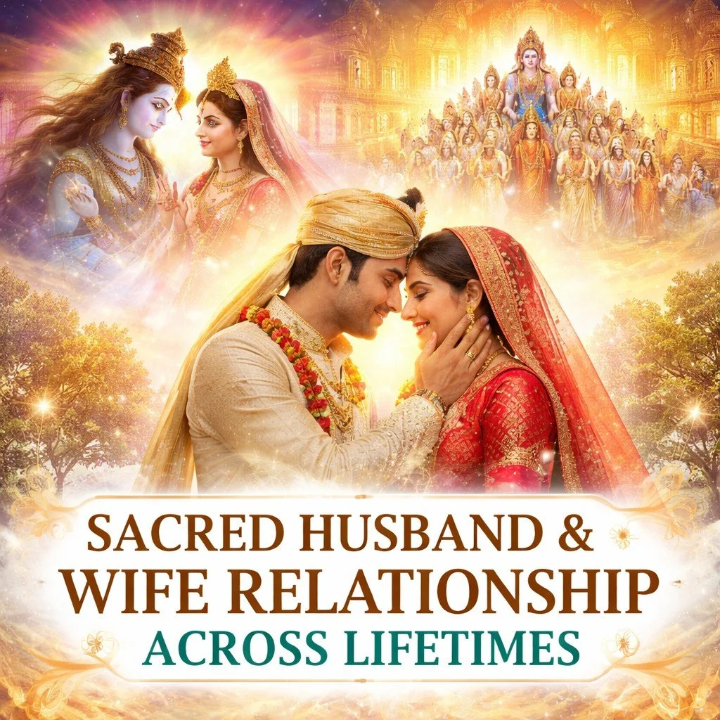 2018, The Sacred Spiritual Bond Between Husband and Wife Across Lifetimes (Kya Pati Patni ka pichle janm ka rishta hota hai? Are marriages made in heaven? Purush Prakriti)