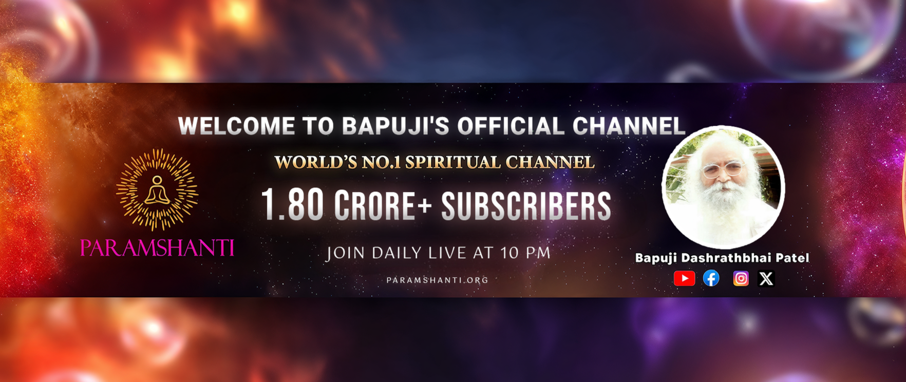 Bapuji Dashrathbhai Patel, India's No. 1 with 18.1M+ subscribers