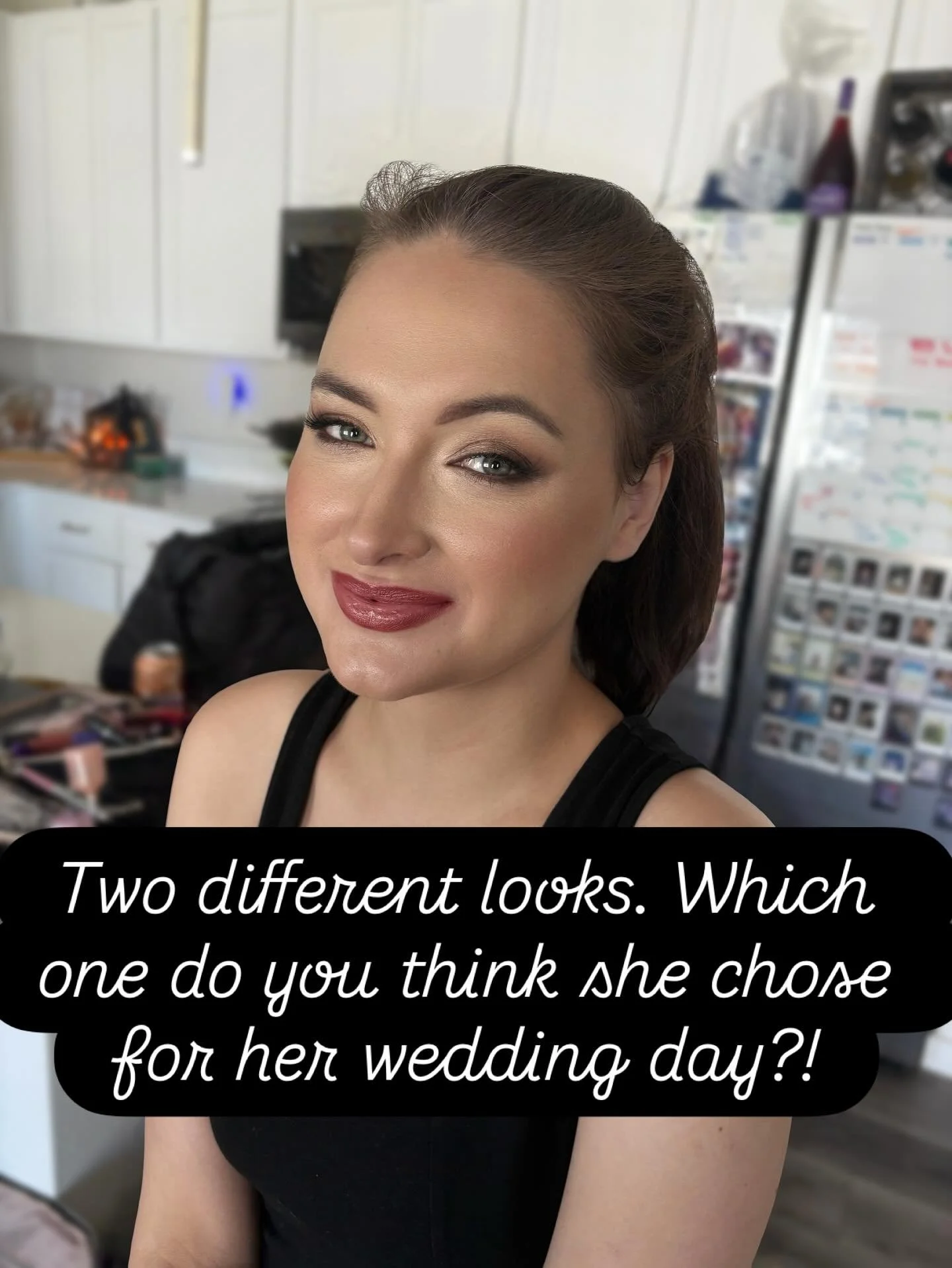 Which look do you think she chose?!