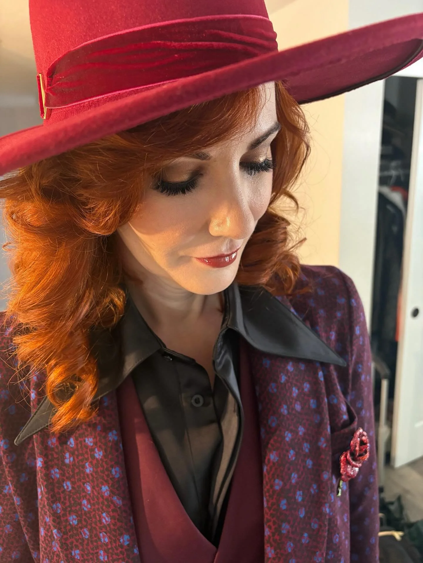 Model here!  I adore when a client asks for a playful style with their outfit and then wants a mini photoshoot. She was gorgeous inside and out, and I loved that she had roots in Burbank California where my makeup journey began.