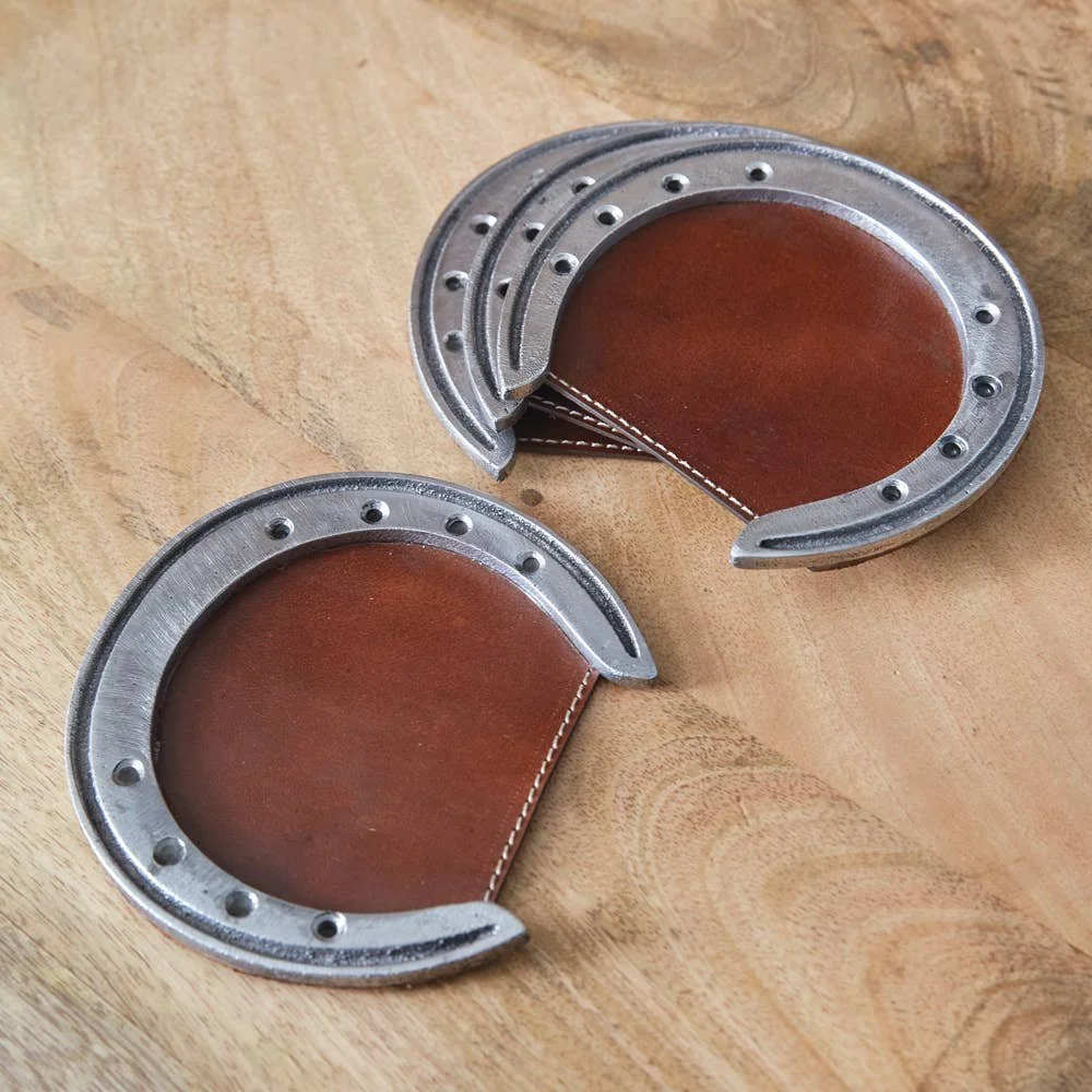 Horseshoe Coasters - Set of Four