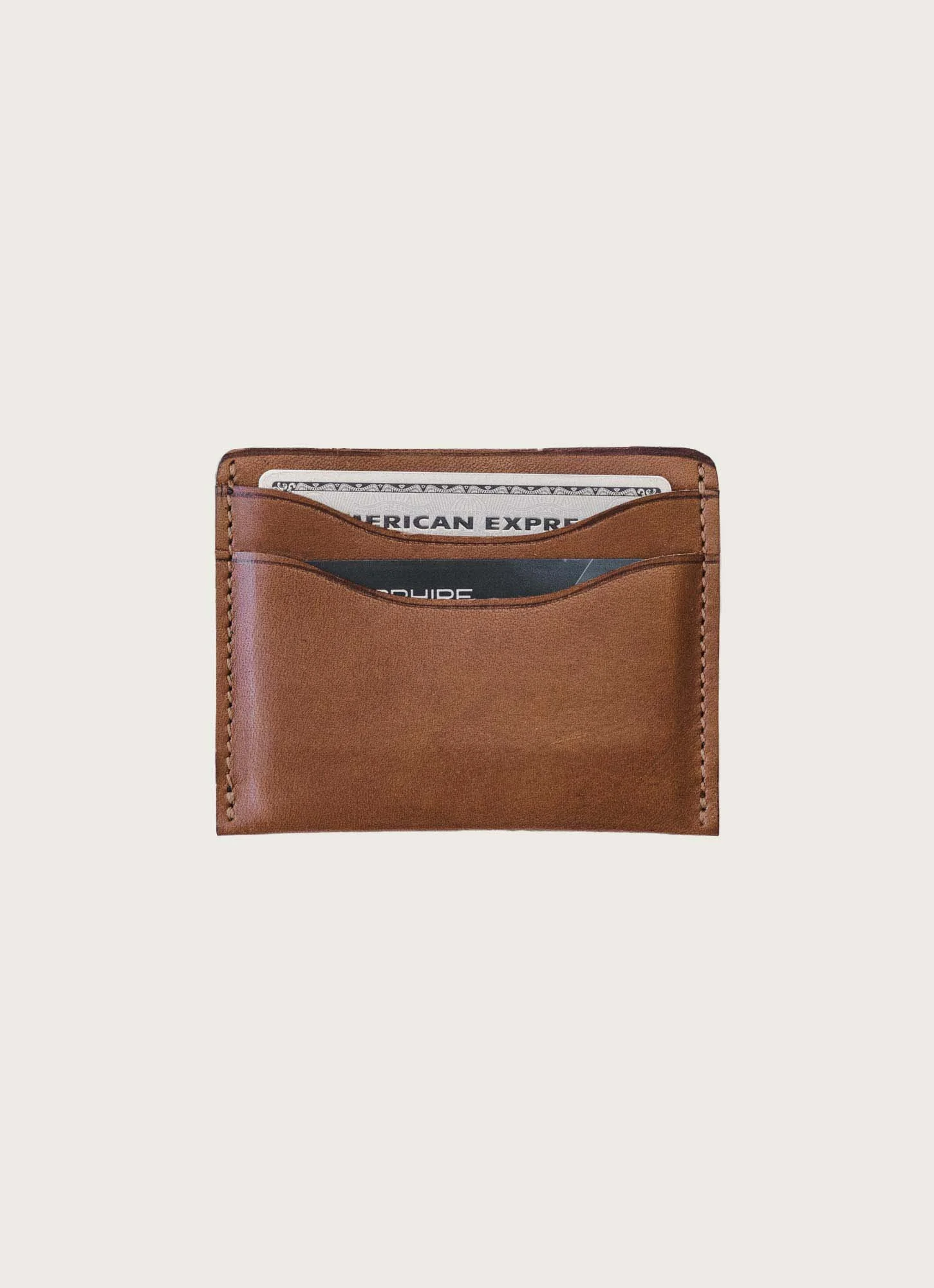 100% Full-Grain Leather Wallet - Natural