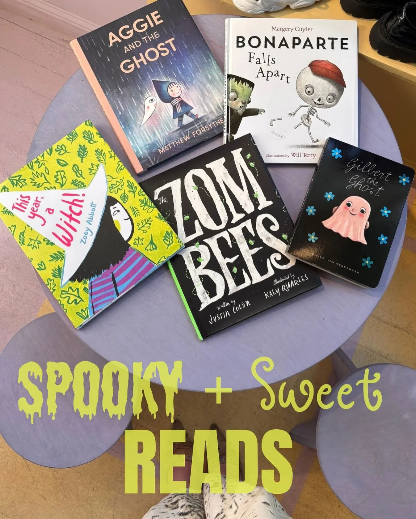 ✨🧹 Join us this Sunday, October 26 at 9:30 AM for a cozy Halloween Book Reading Pop-Up at Noomoon Shop — right before the Inner Sunset trick-or-treat! 🎃✨
Each story in this weekend’s stack was chosen with care — through the eyes