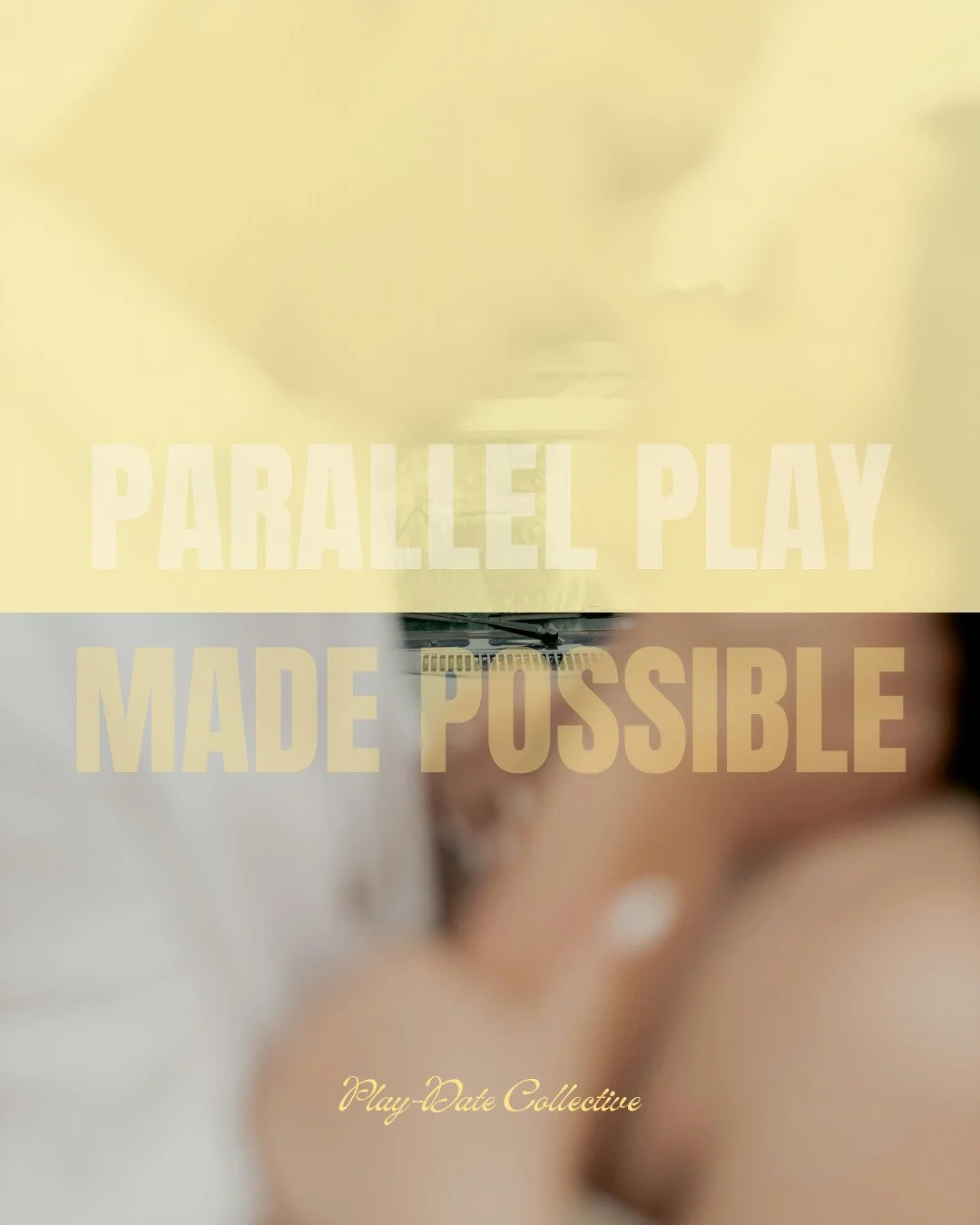 Parallel play, made possible.

Thoughtfully held childcare for your kids.
Curated time and connection for you.

Because play, care, and connection matter &mdash; at every age.

✨ Learn more at the link in bio.