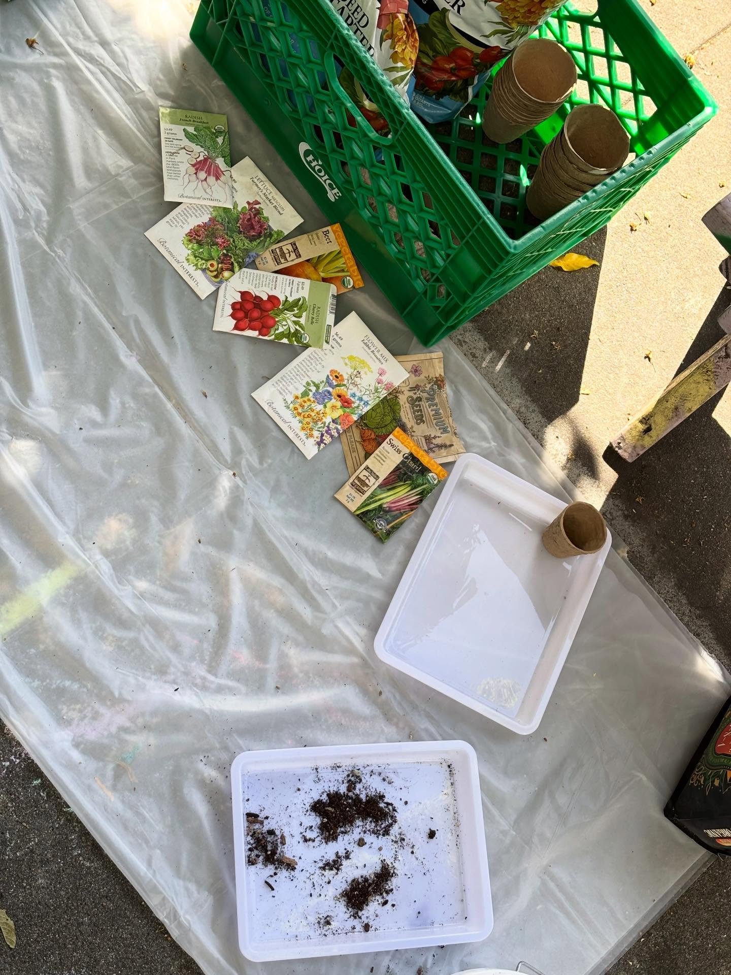 out here planting 🌿

set up at NOOMOON today with pots, soil, seeds, and a little bit of mess &mdash; getting ready for spring, one small thing at a time.

come by, get your hands in it, and plant something with us
we&rsquo;re here until 4

free &mi