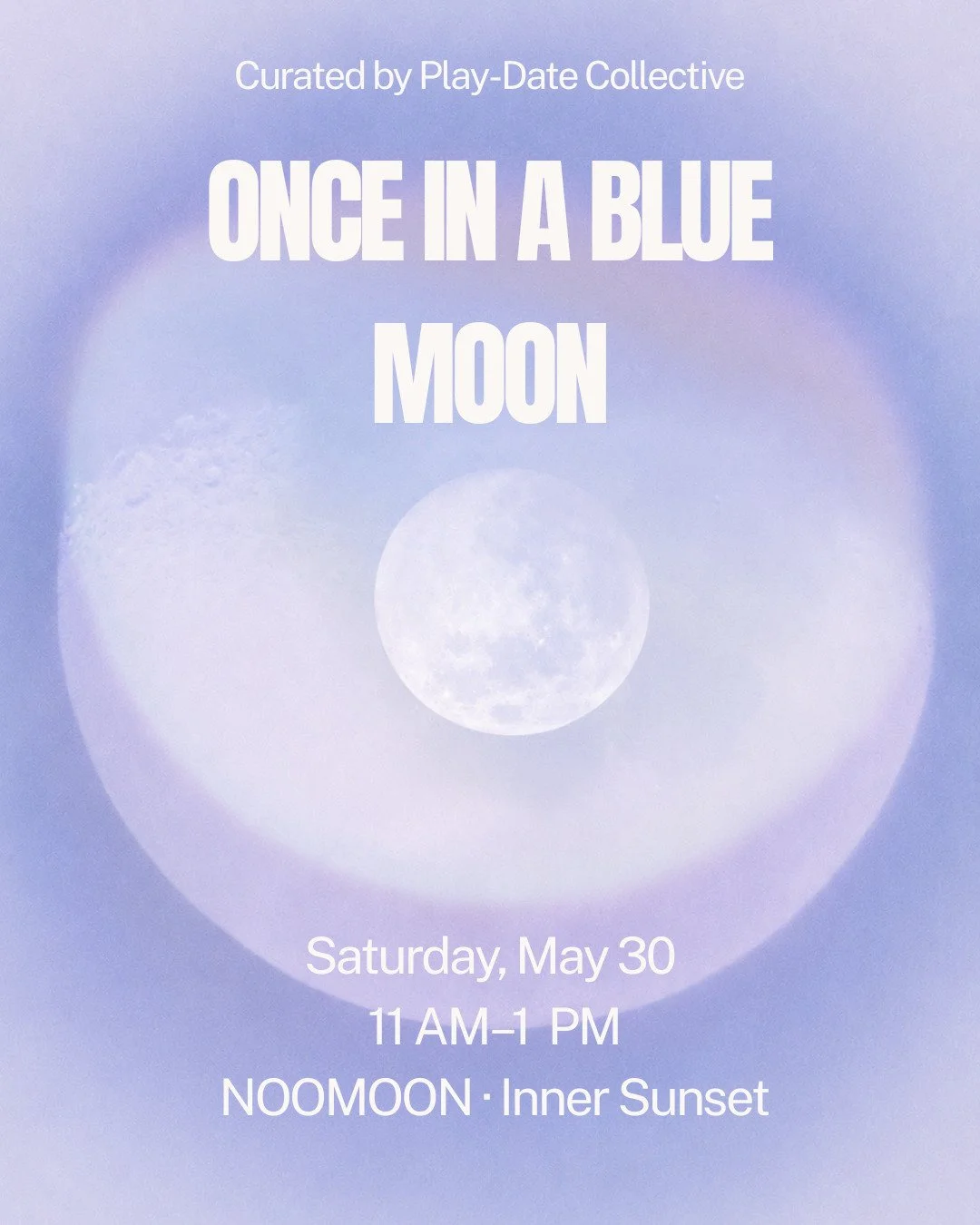 ONCE IN A BLUE MOON 🌙

A dreamy daytime gathering for all ages at NOOMOON featuring mini tarot readings by @ghillyd, butterfly pea tea, and a communal &ldquo;Table for Spells&rdquo; where families can create botanical bath soaks together to bring ho