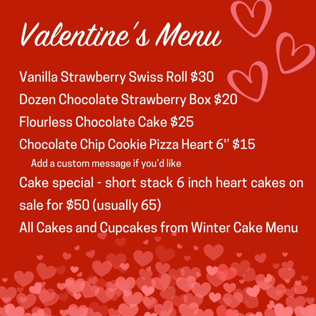 valentine menu