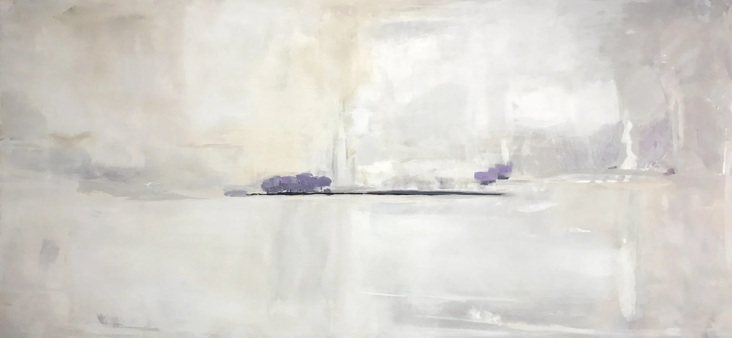 White Lilac | 34"H x 72"W