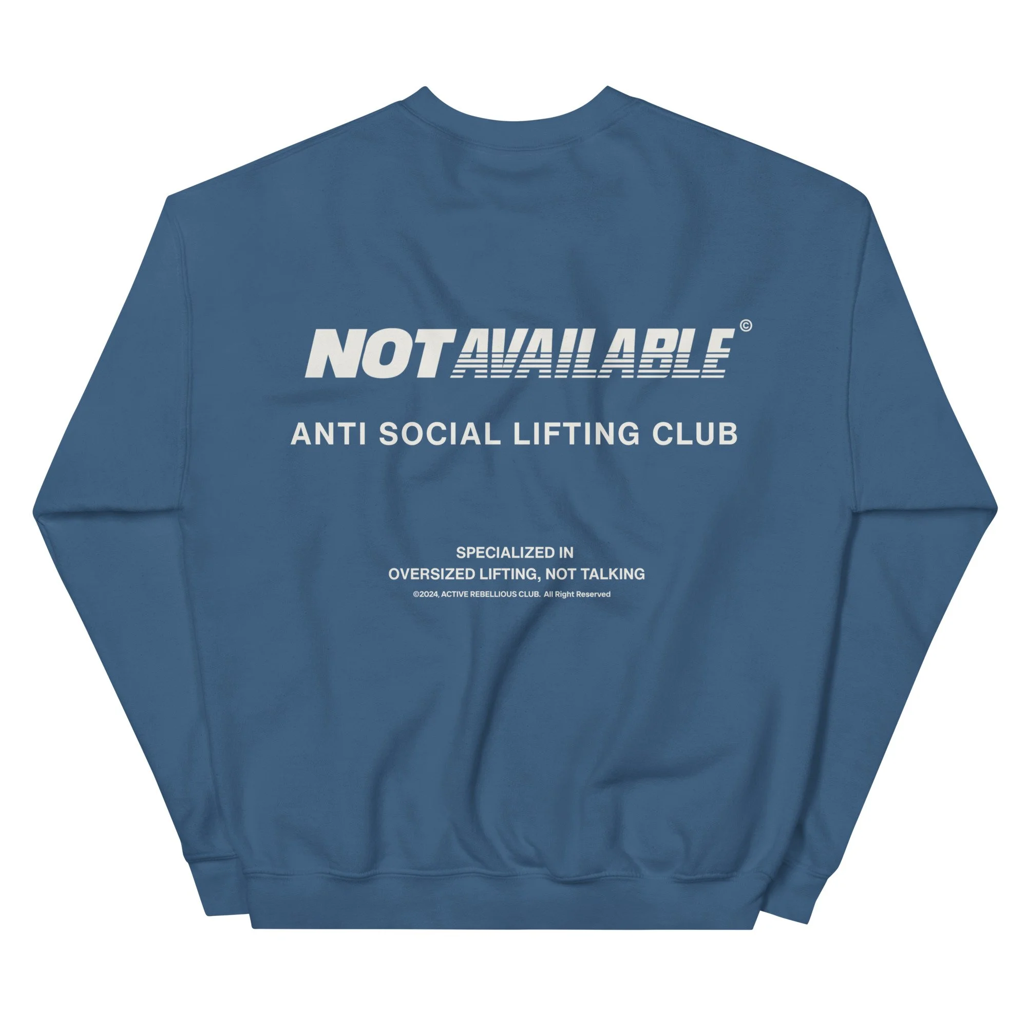 AZSC gym sweatshirt oversized lifting club OLC fitness wear træningstøj