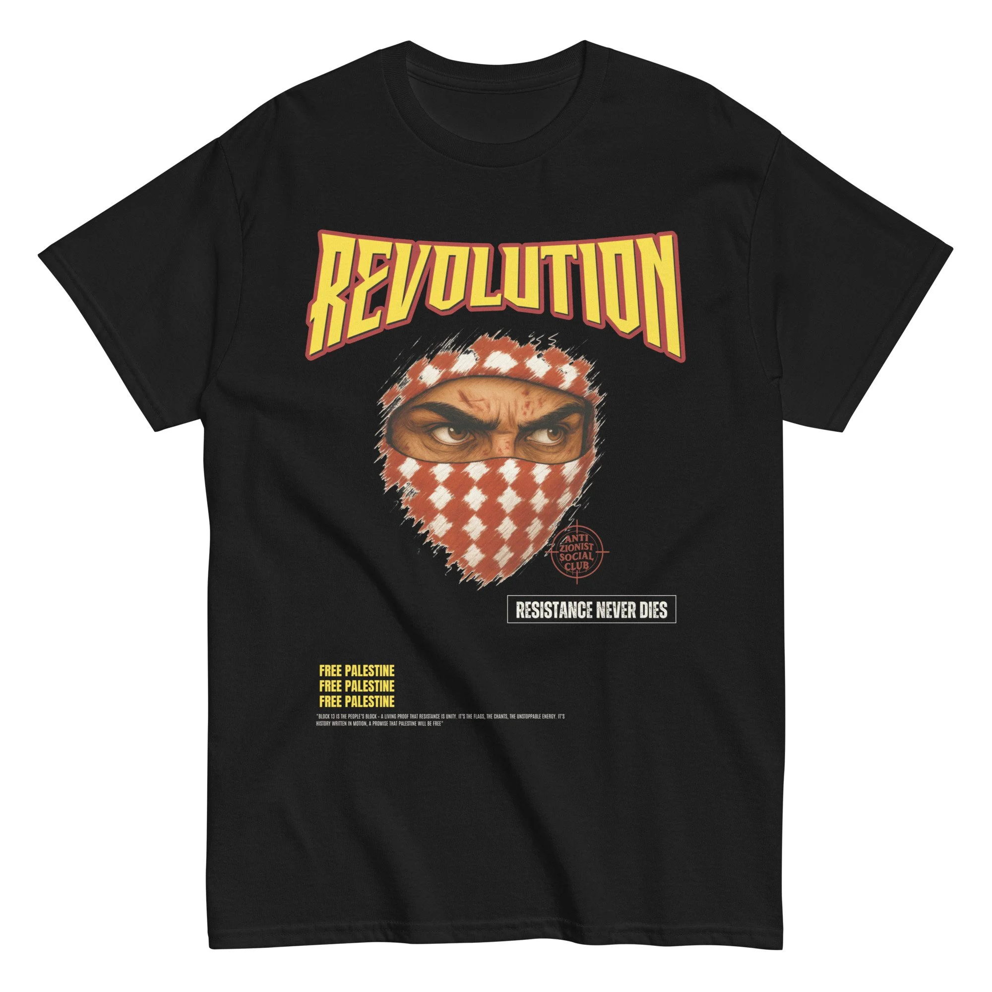 AZSC X Netwalker13 Tee - RESISTANCE NEVER DIES