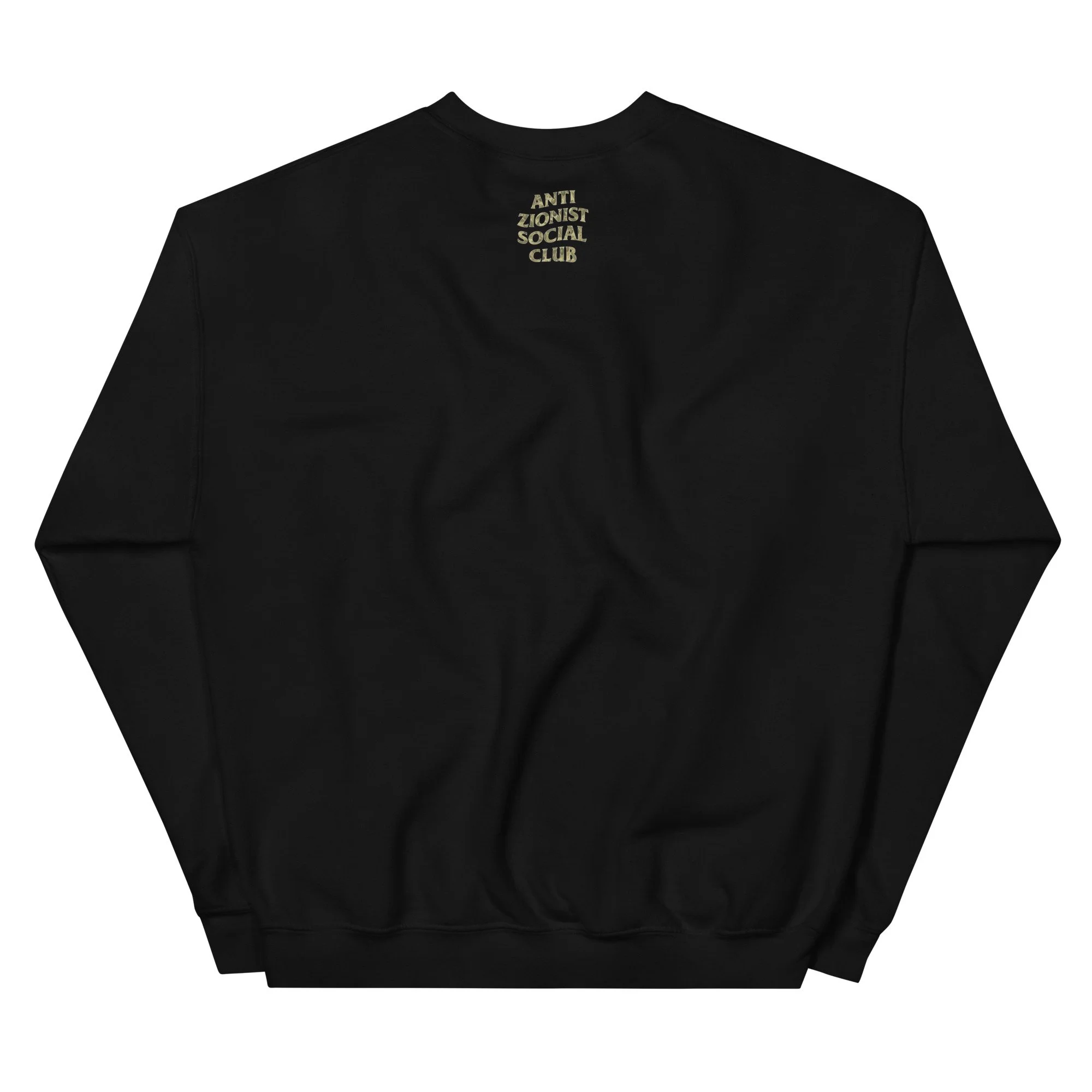 AZSC x Netwalker13 Sweatshirt – Olive Brigade College, official Anti Zionist Social Club Palestine College sweatshirt