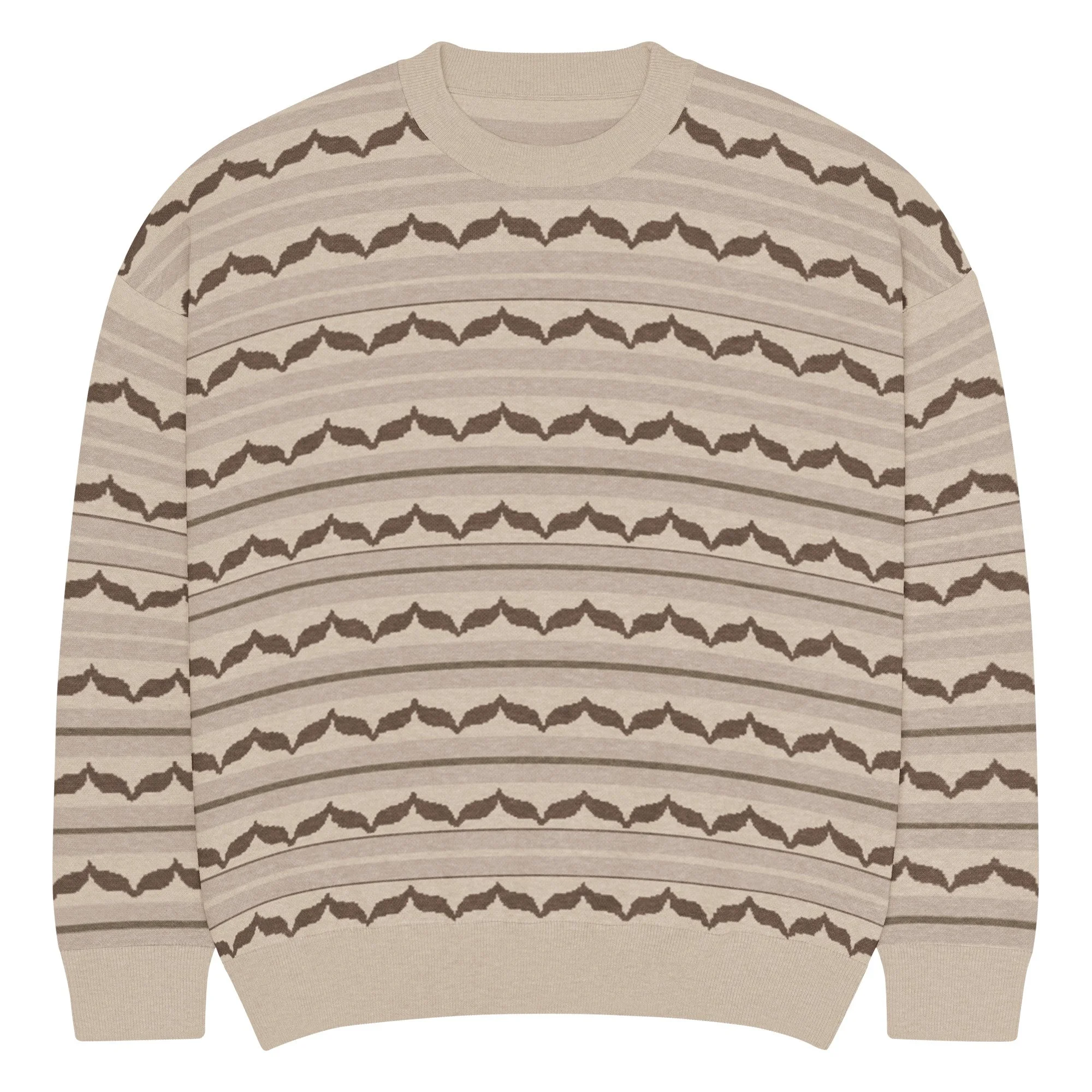 AZSC KNITTED SWEATSHIRT- DESERT KUFIYA KNIT
