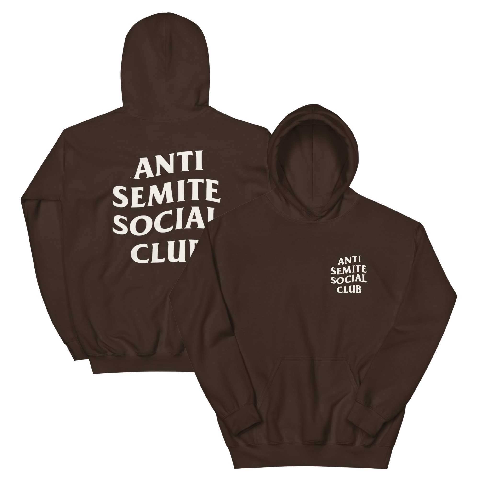 AZSC HOODIE - ANTI SEMITE CLUB - ANTI ZIONIST SOCIAL CLUB